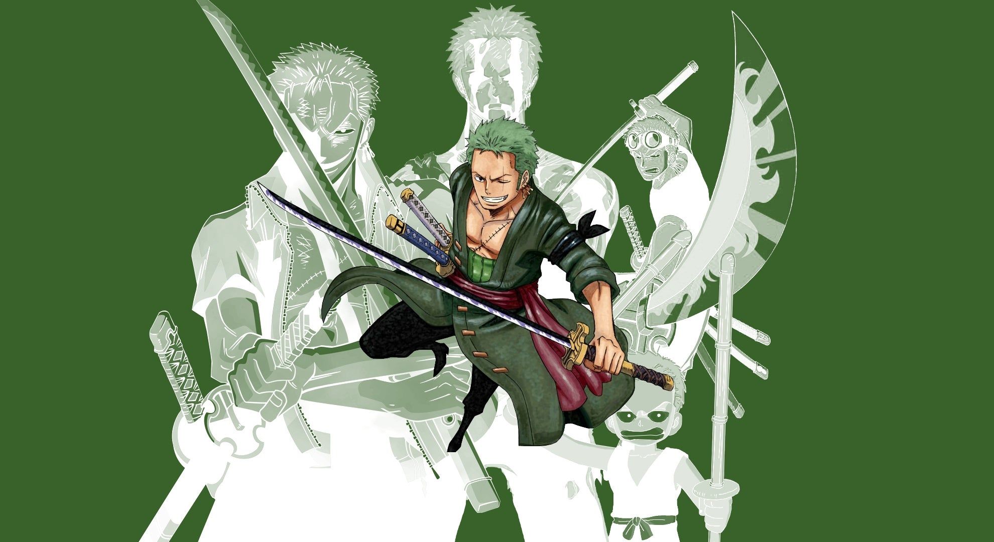 1980x1080 Made a Zoro Wallpaper hope you guys like it
