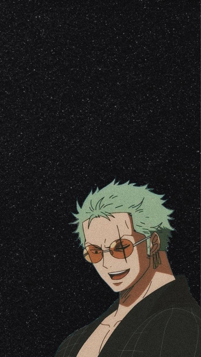 675x1200 Download Anie Profile Zoro Eyeglass Wallpaper