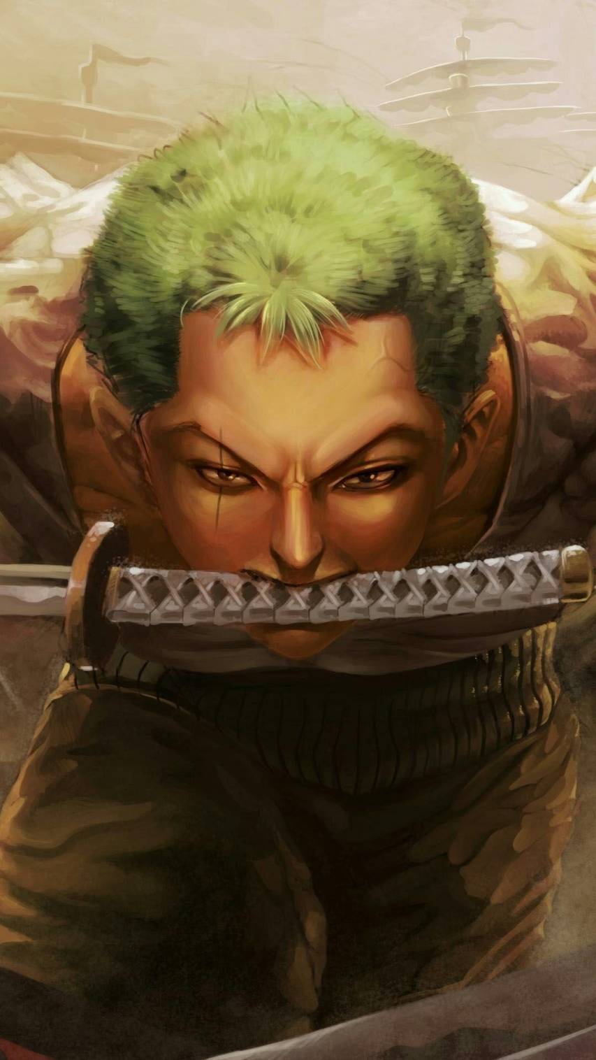 853x1516 Roronoa Zoro Wallpaper