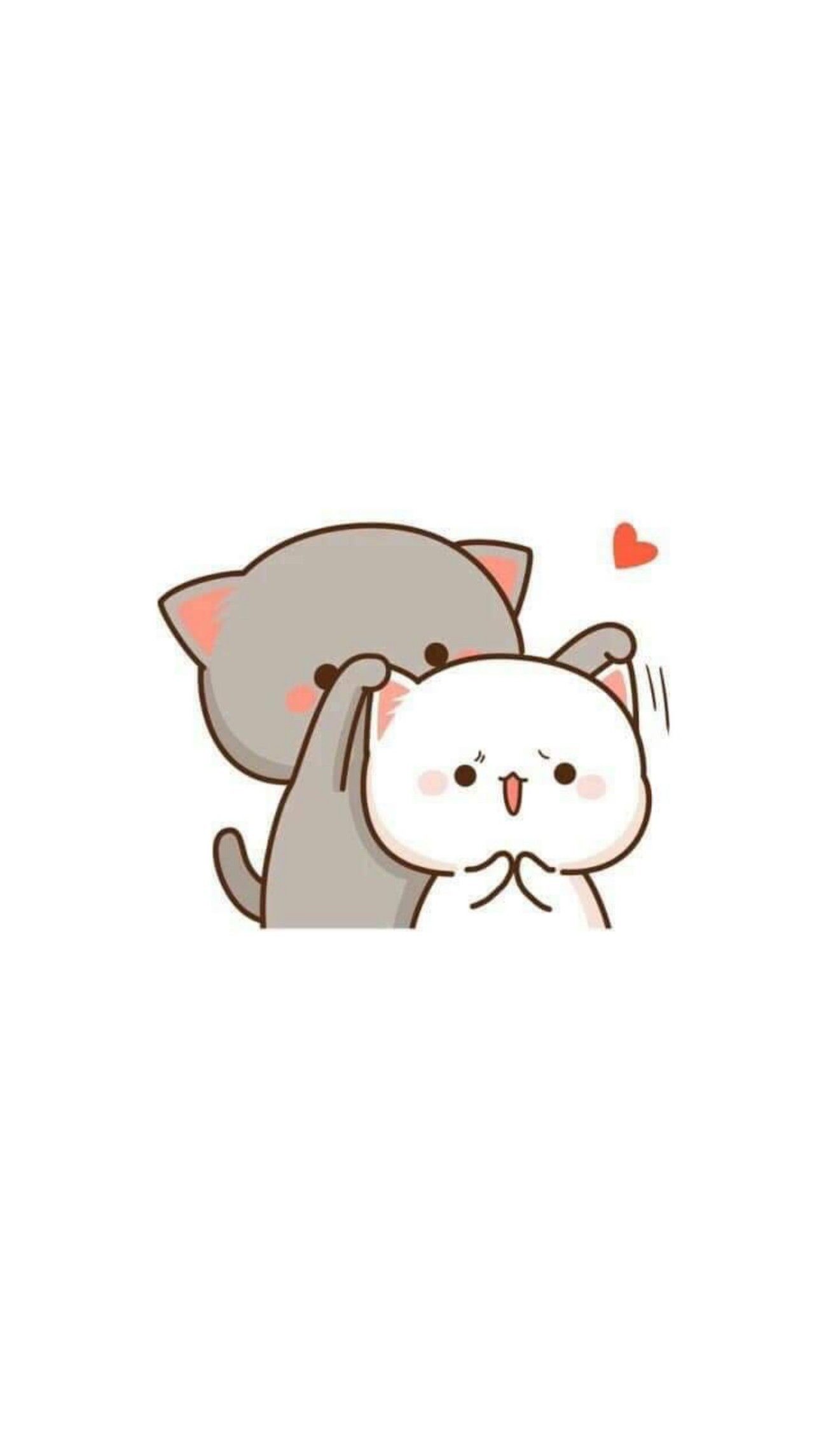 1288x2289 Mochi Cat Wallpaper