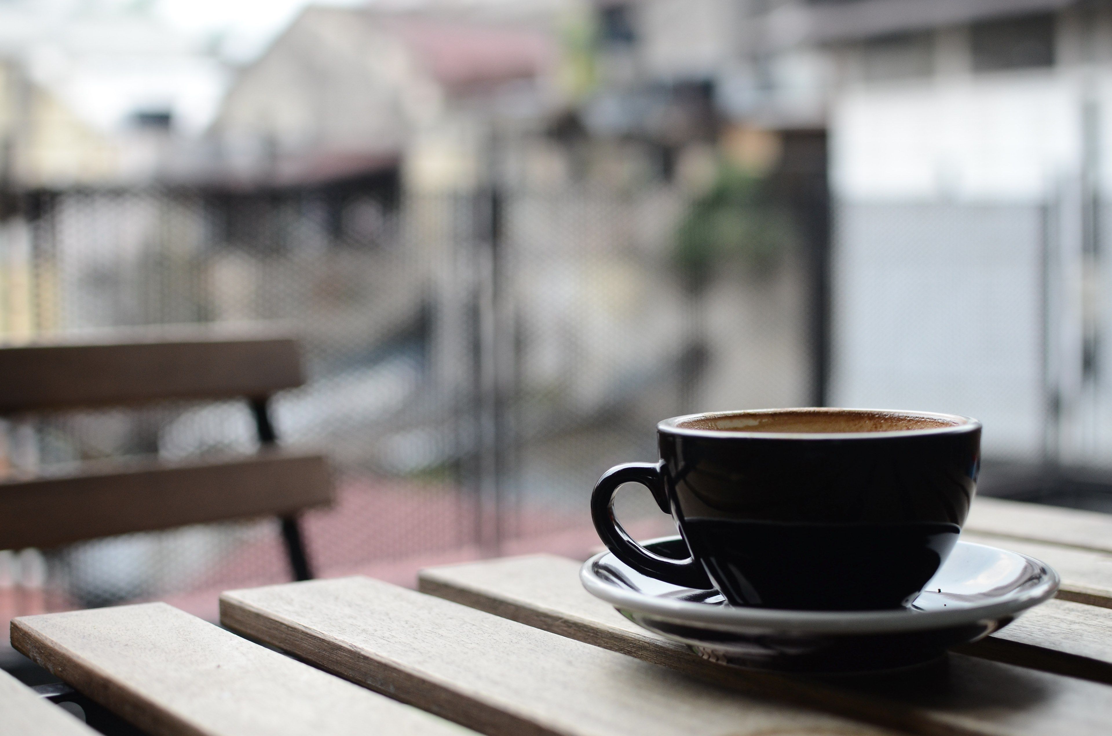 3840x2543 Wallpaper / coffee cafe table and coffee cup HD 4k wallpaper free download