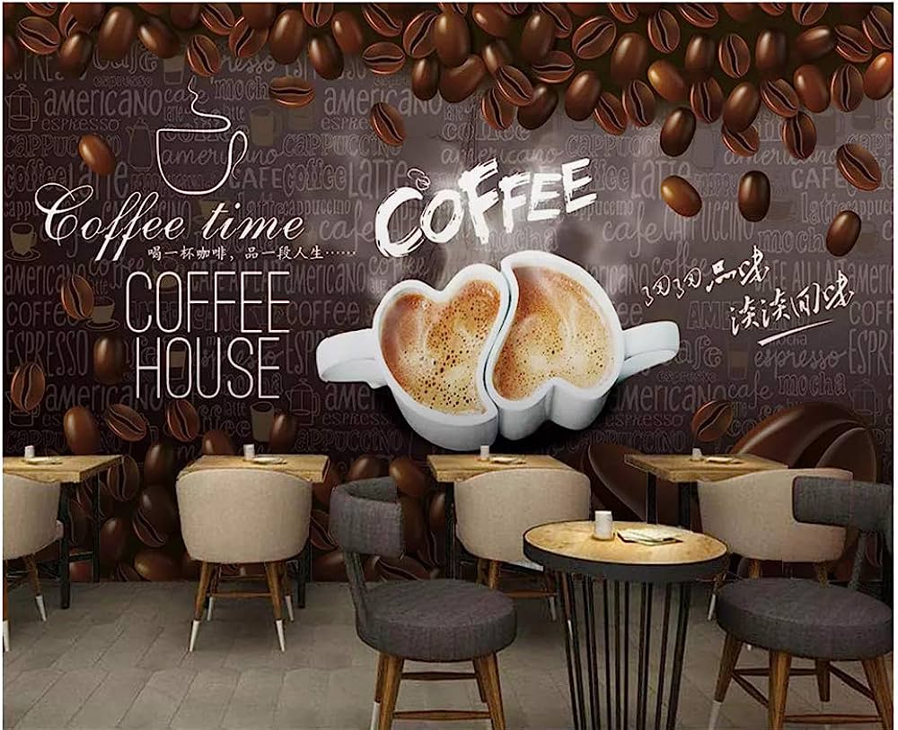 1000x814 Avikalp Exclusive AWZ0350 3D Wallpaper Cafe Coffee Restaurant HD 3D Wallpaper[8 ft x 6 ft] / [243.84 cm x 182.88 cm] : Amazon.in: Home Improvement
