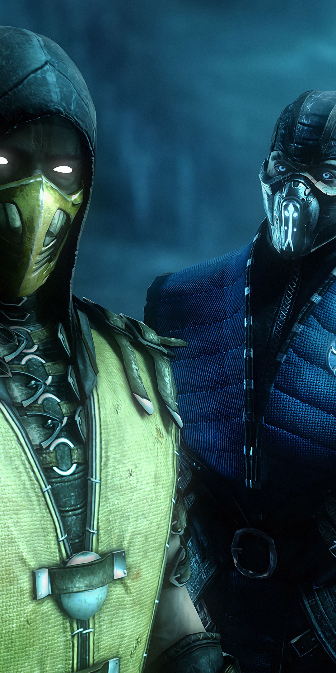 1080x2160 Download Scorpion and Sub Zero Mortal Kombat, Scorpion, Sub, Zero, Mortal Kombat, Mortal Kombat Wallpaper in 1080x2160 Resolution