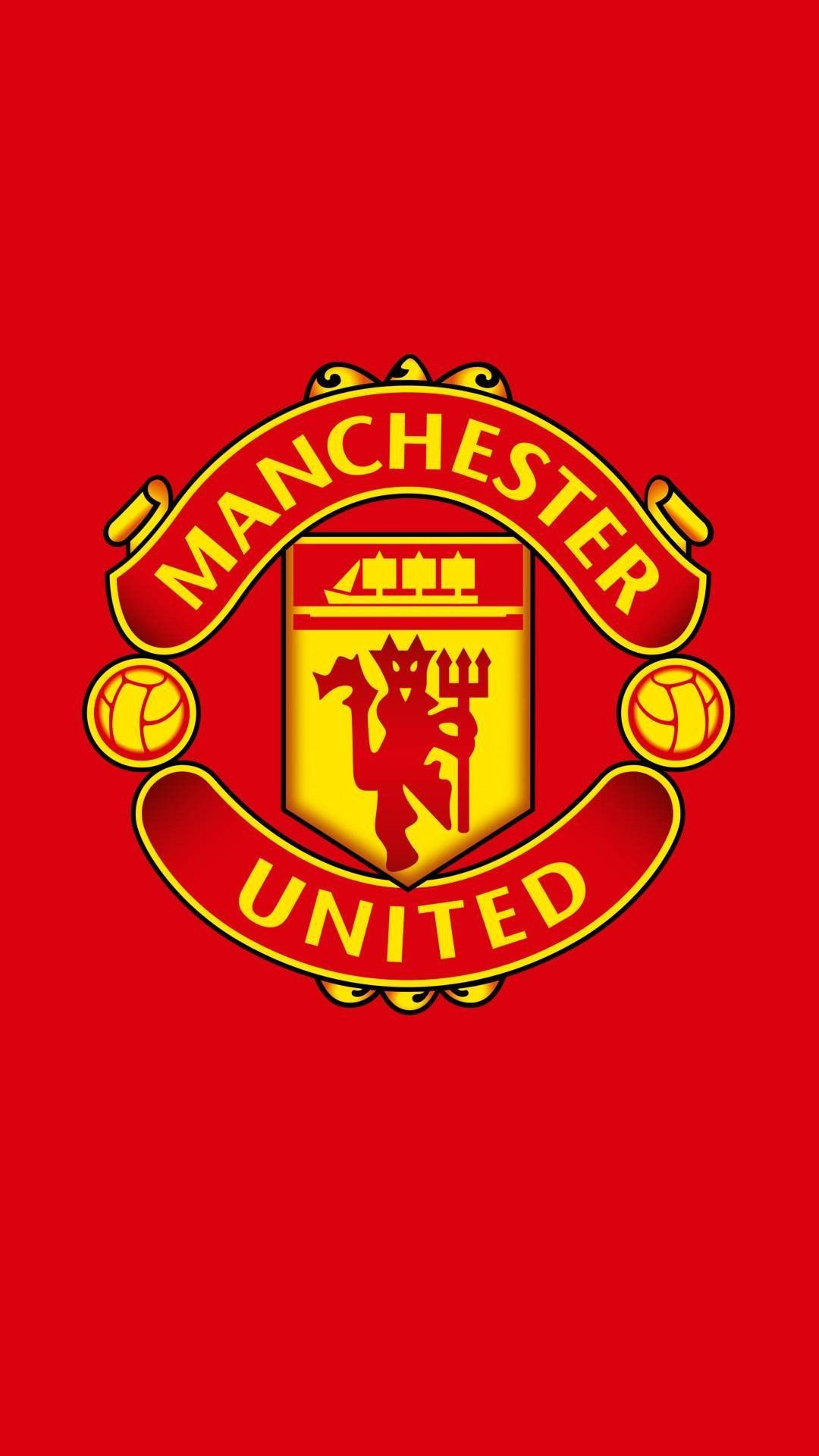 1080x1920 Man Utd club crest wallpaper. Manchester united wallpaper, Manchester united logo, Manchester united football club