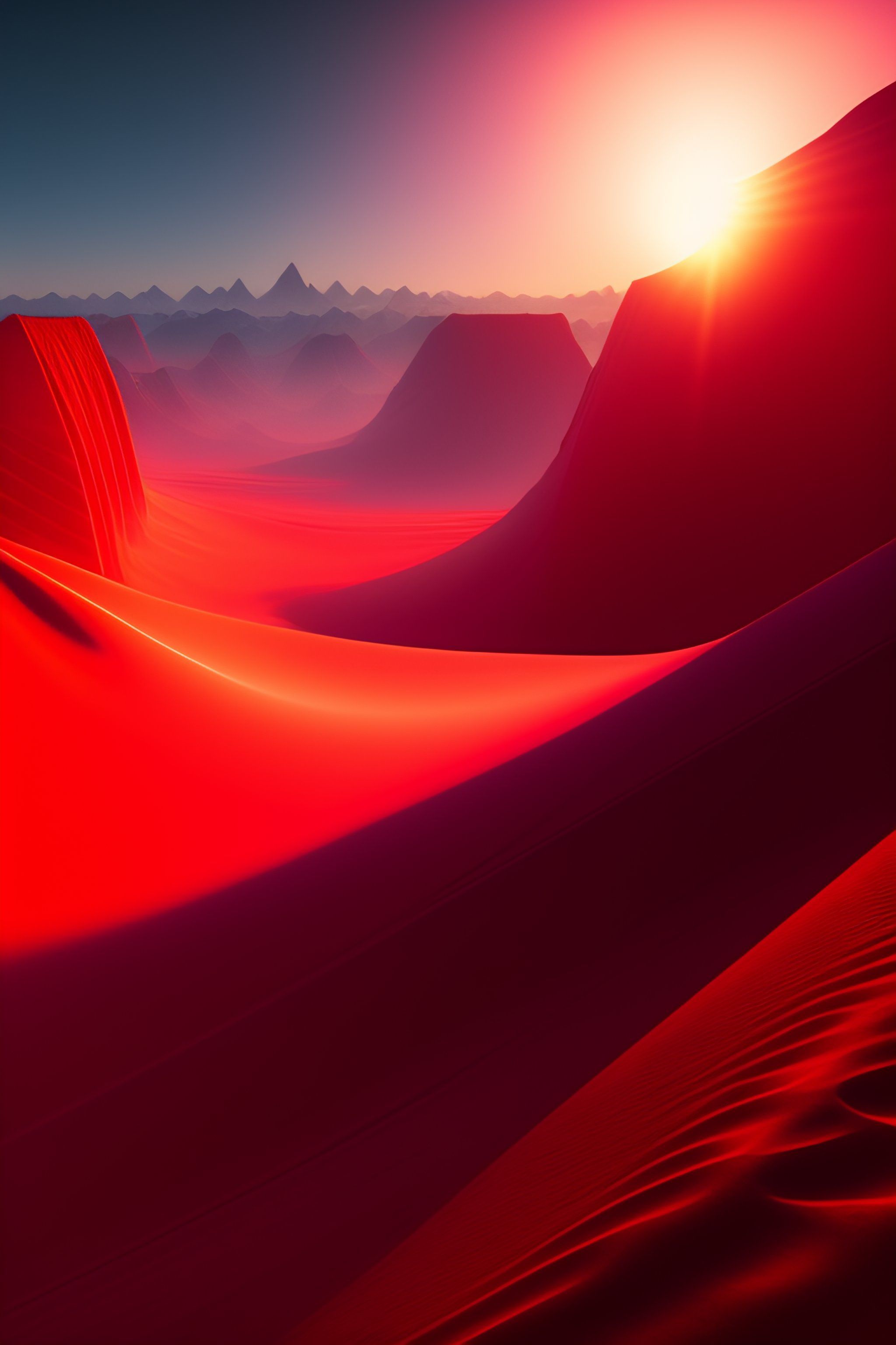 2048x3072 Lexica motomami wallpaper, epic, global illumination, red colour predominance, 8k