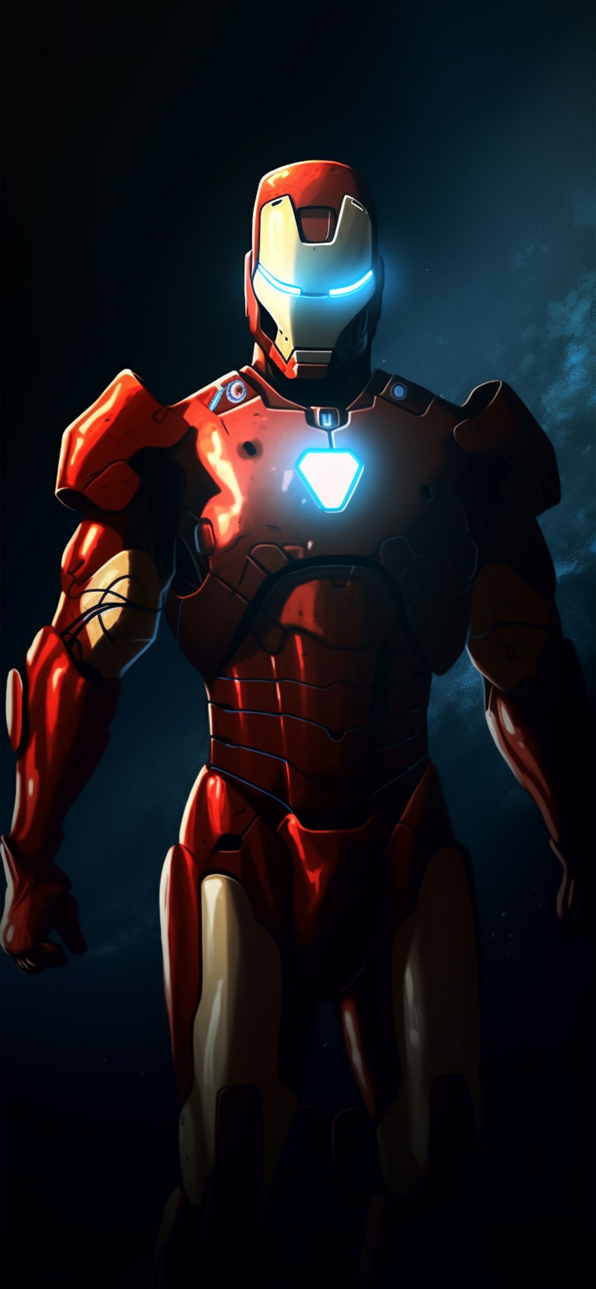 1183x2560 Marvel Iron Man Dark Wallpaper Man Aesthetic Wallpaper