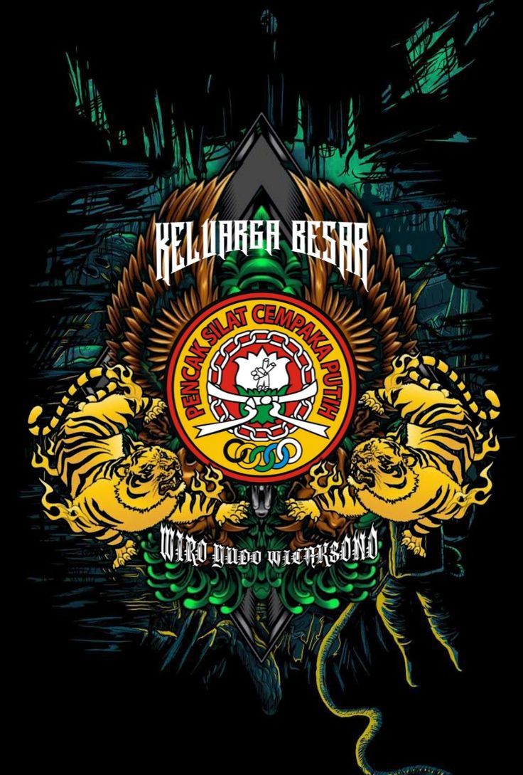736x1089 Pencak silat cempaka putih. Seni, Pencak silat, Desain grafis