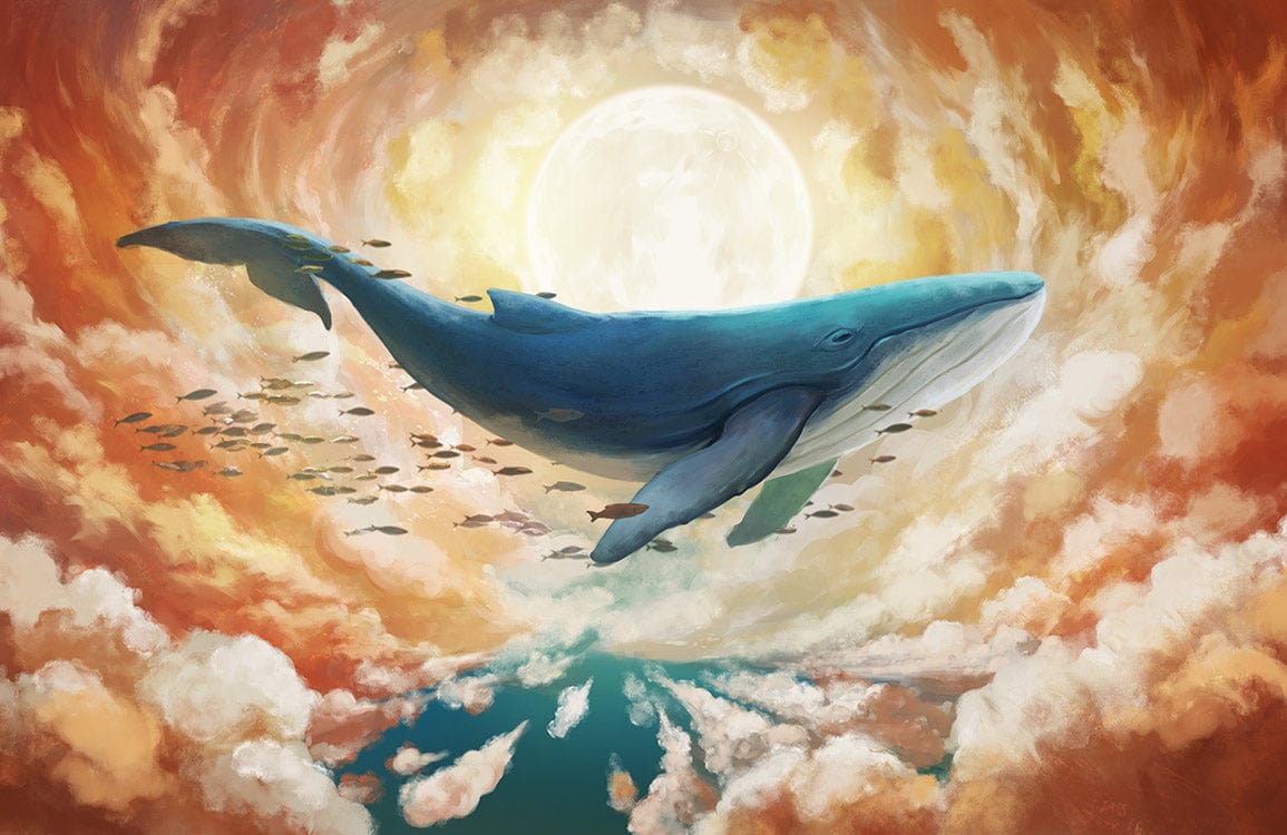 1155x750 Whale in Clouds Wall Murals. Ever Wallpaper UK