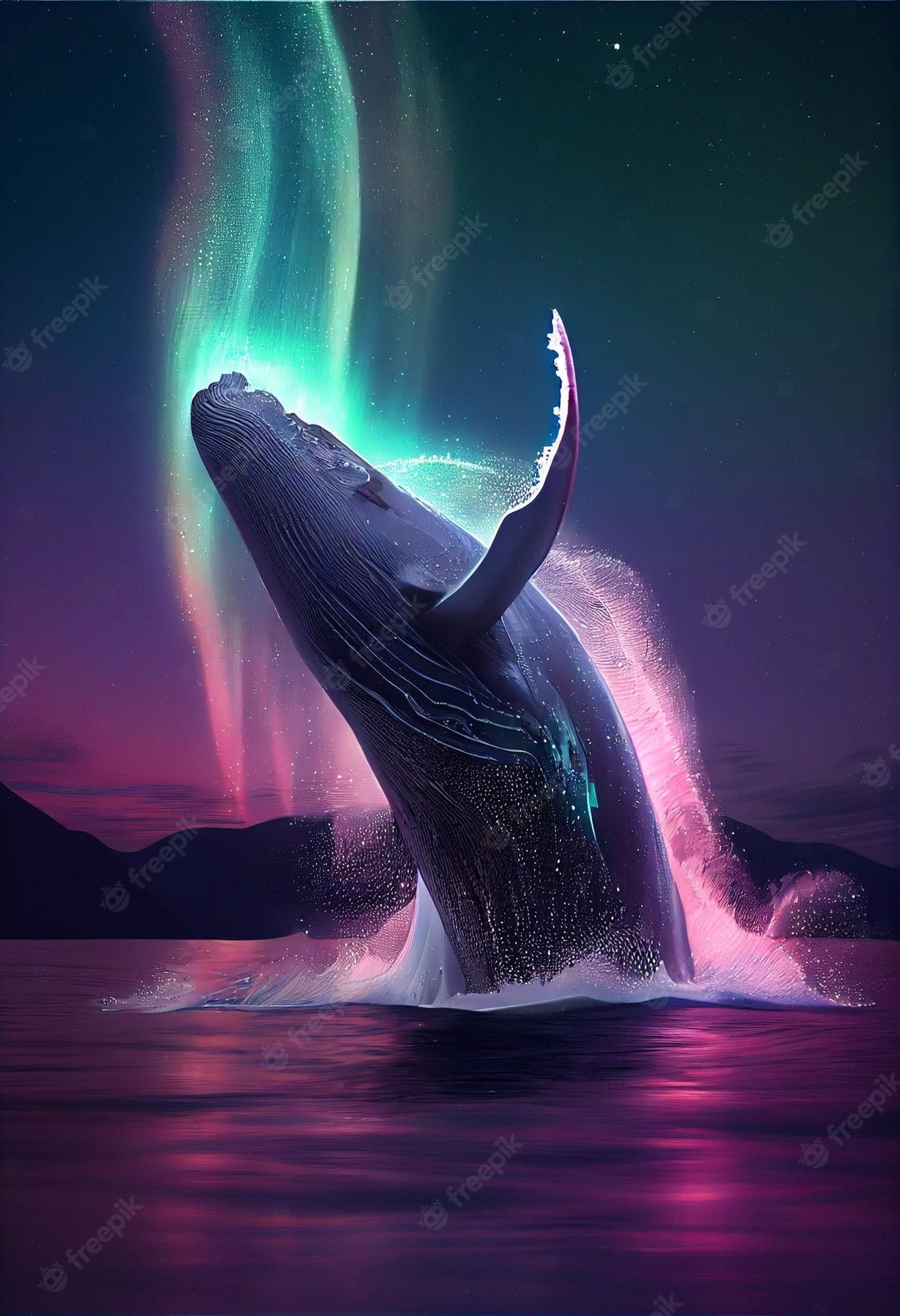 1368x2000 Whale Wallpaper Image