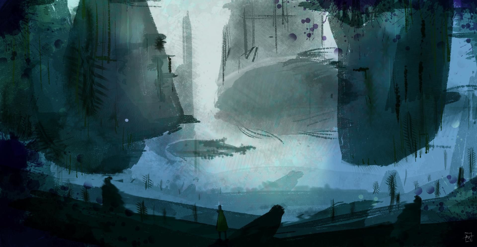 1920x997 Archimede Meister whale wallpaper concept art