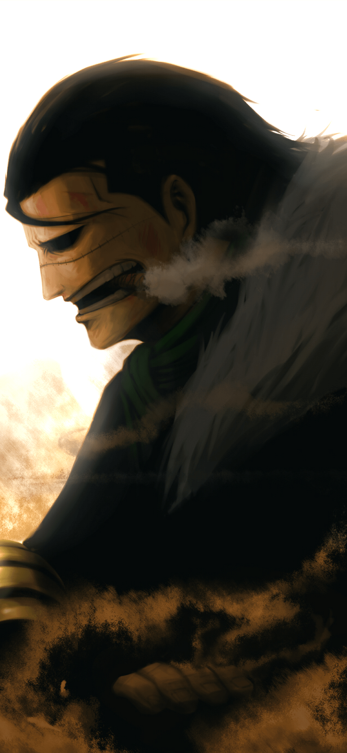 1125x2436 Wallpaper / Anime One Piece Phone Wallpaper, Crocodile (One Piece), 1125x2436 free download