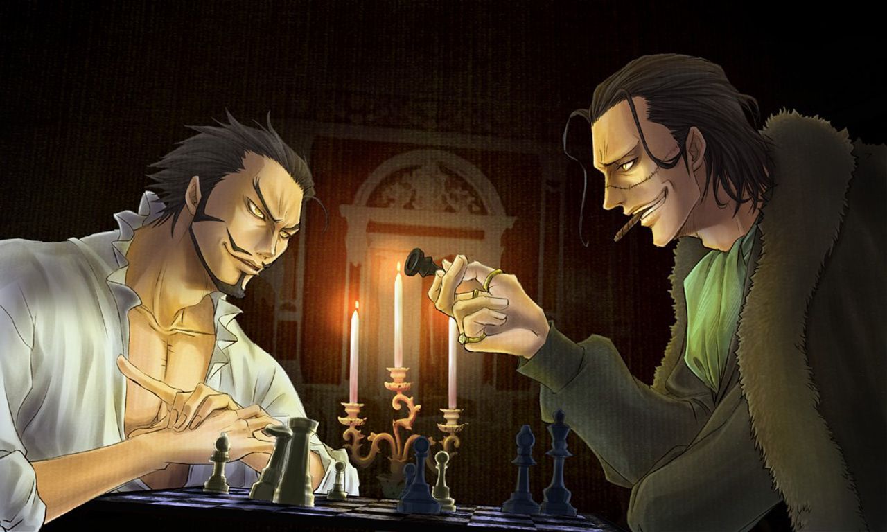 1280x768 mihawk and sir crocodile. Рисунки персонажа дисней, Рисунки персонажей, Аниме