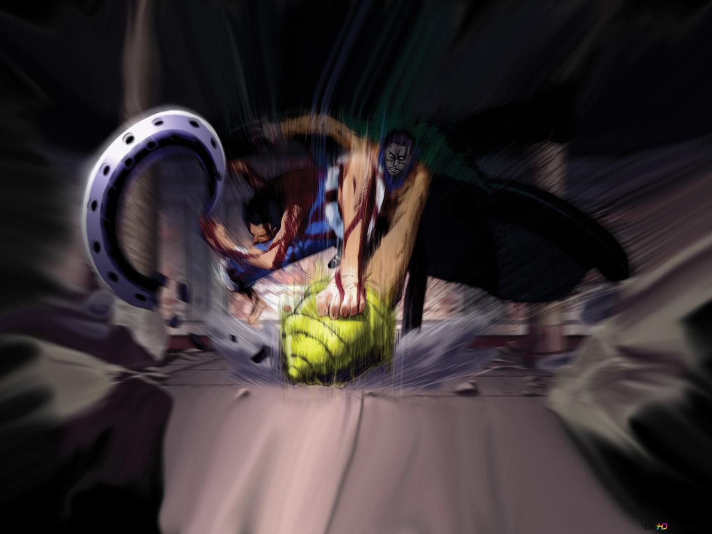 1400x1050 One Piece D. Luffy, Crocodile HD wallpaper download