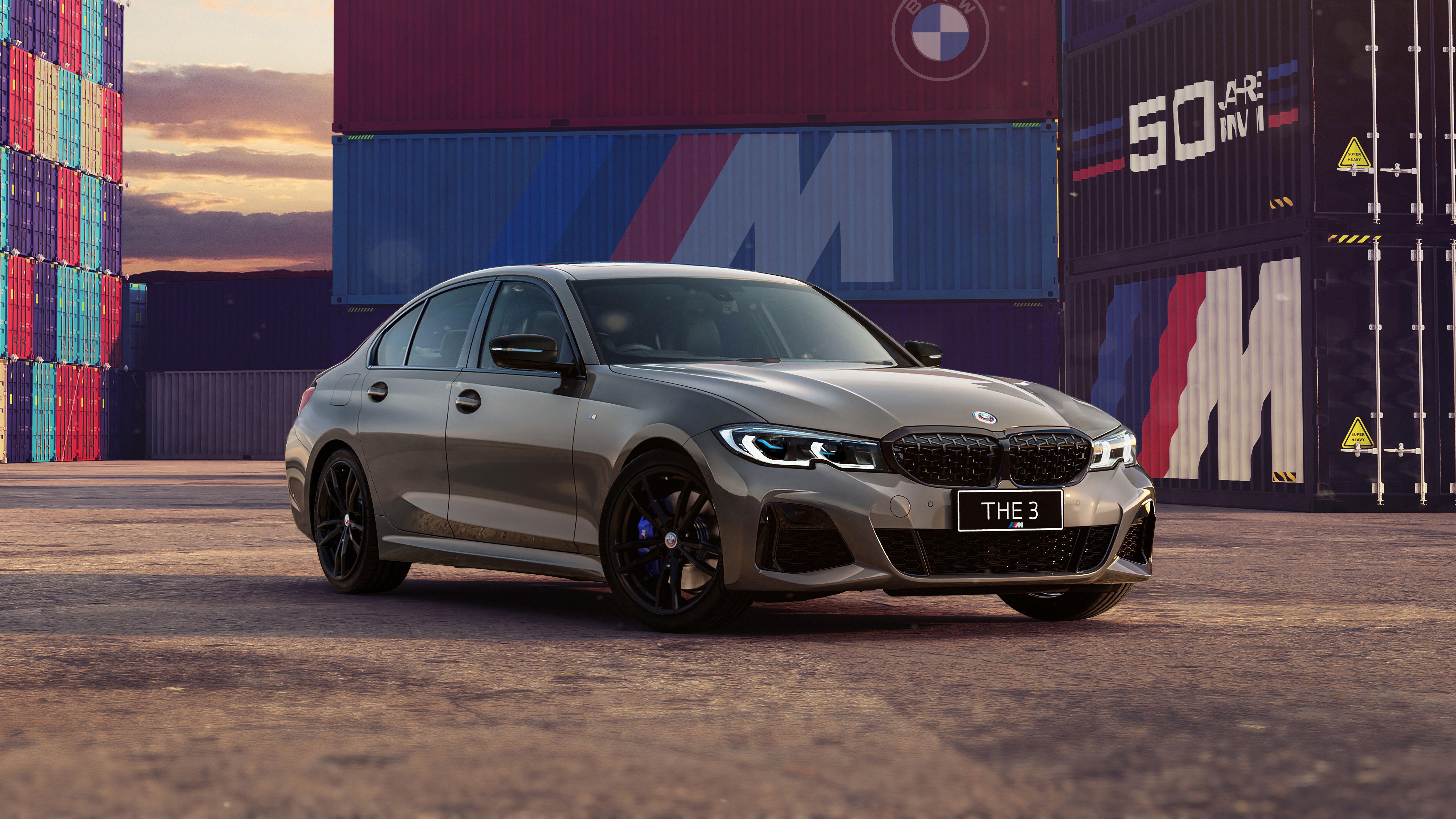 7680x4320 BMW M340i xDrive 50 Jahre M Edition 2022 4K 8K Wallpaper Car Wallpaper