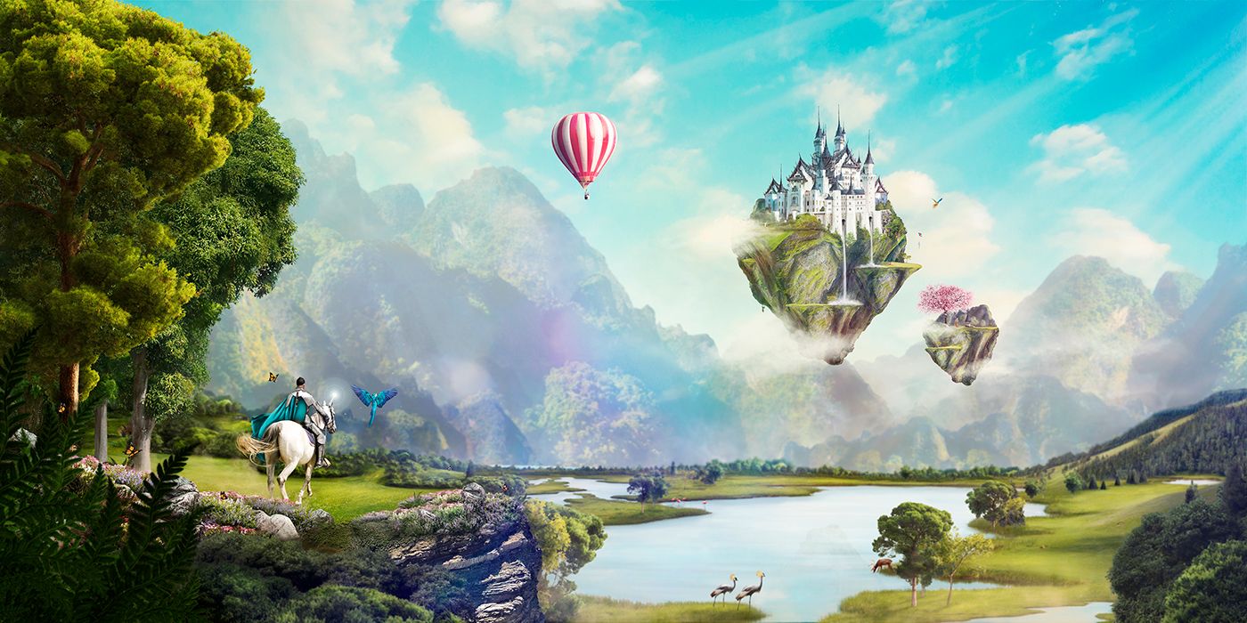 1400x700 Fairy Tales Matte painting
