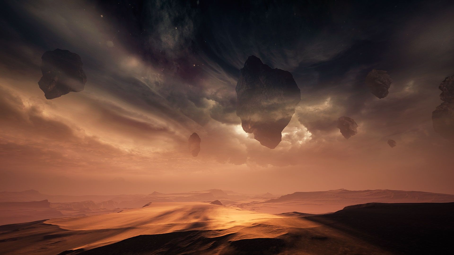 1920x1080 Matte Painting Skybox Pack in Environments