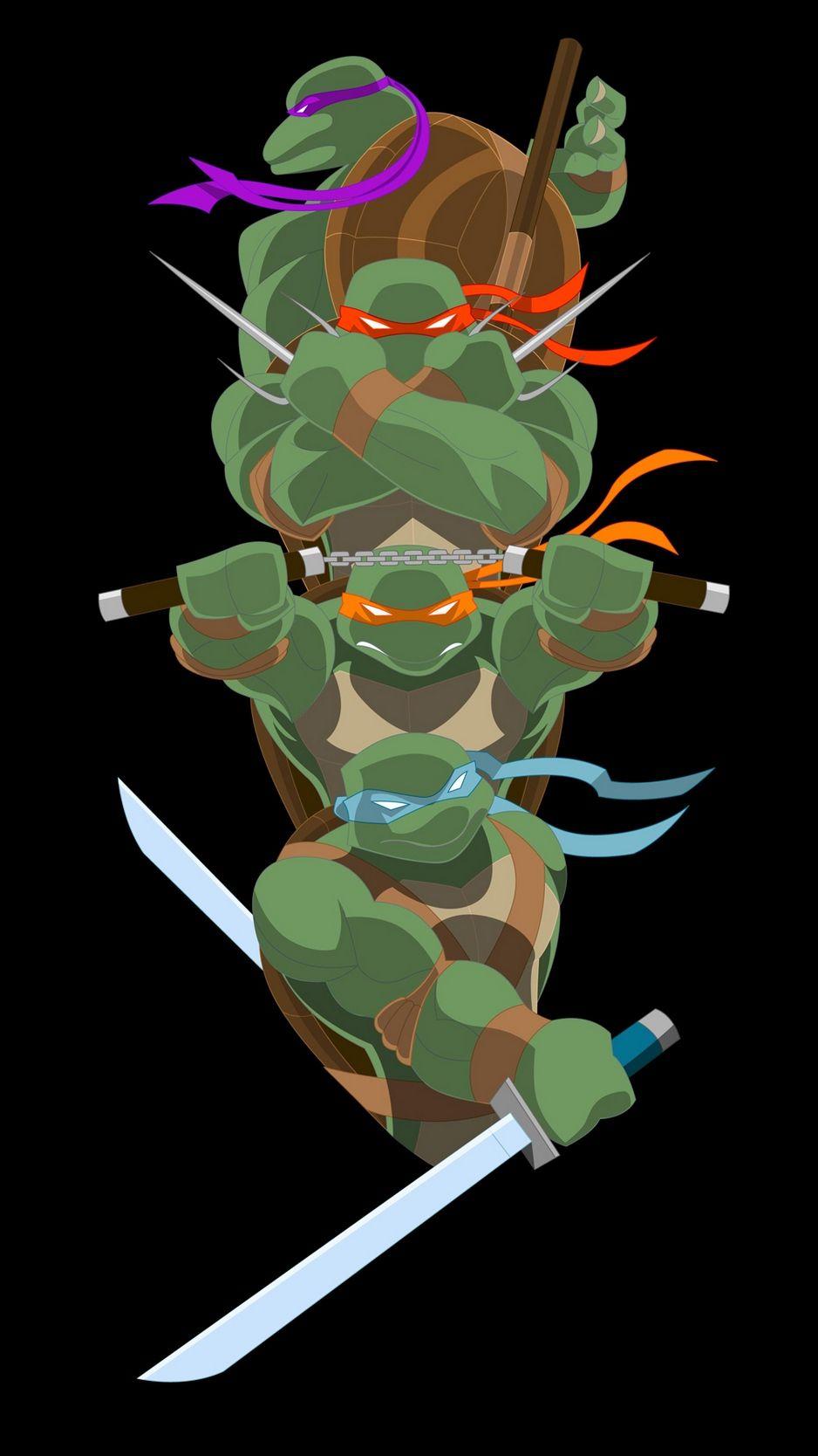 938x1668 Download wallpaper 938x1668 teenage mutant ninja turtles, turtles