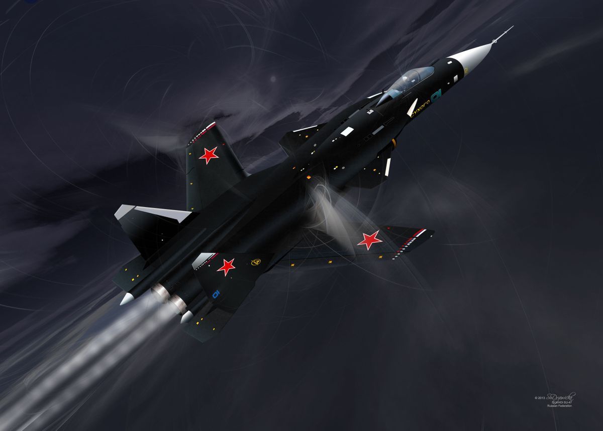 1200x857 SU 47 Berkut' Poster