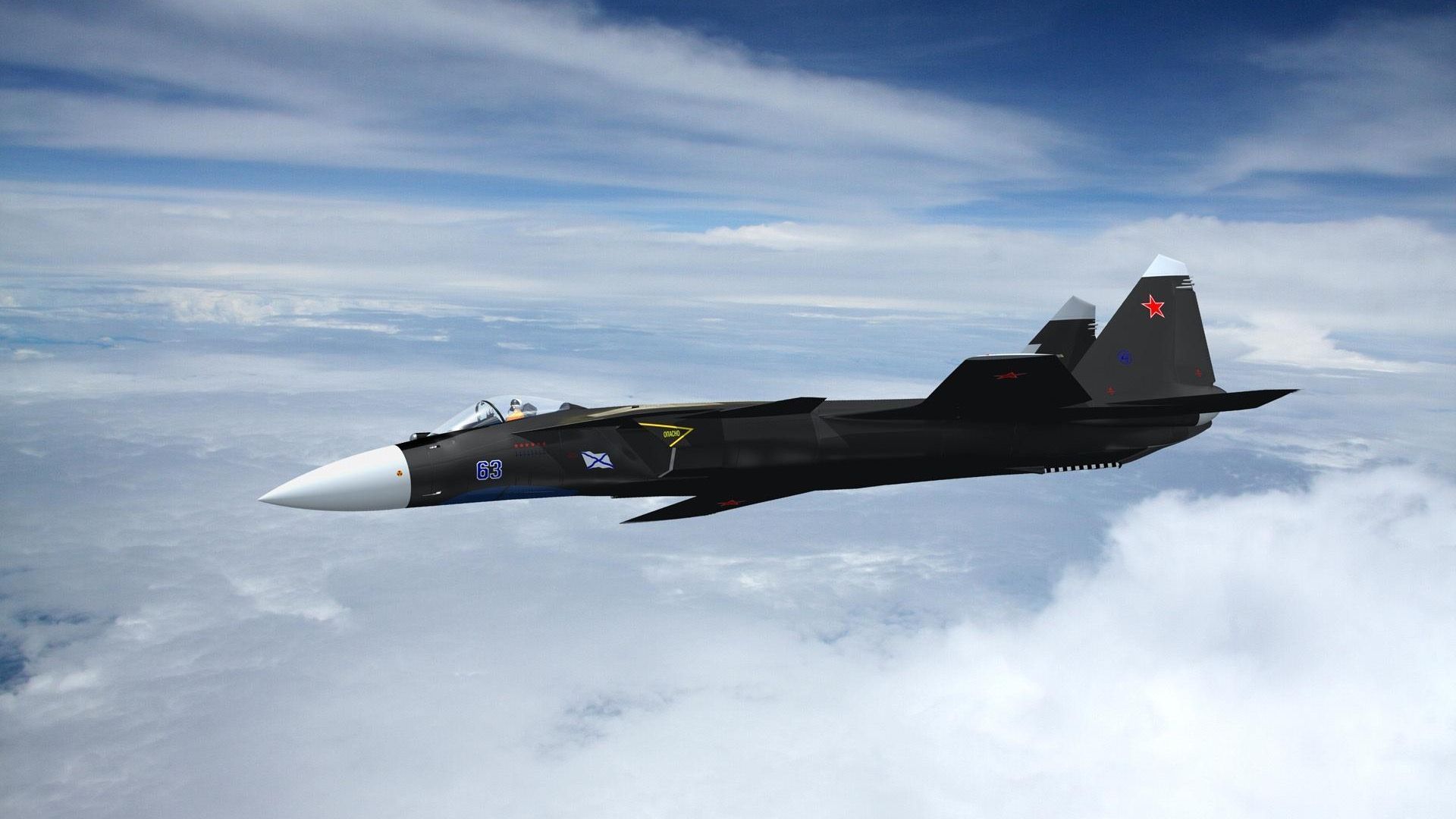 1920x1080 Sukhoi Su 47 Wallpaper