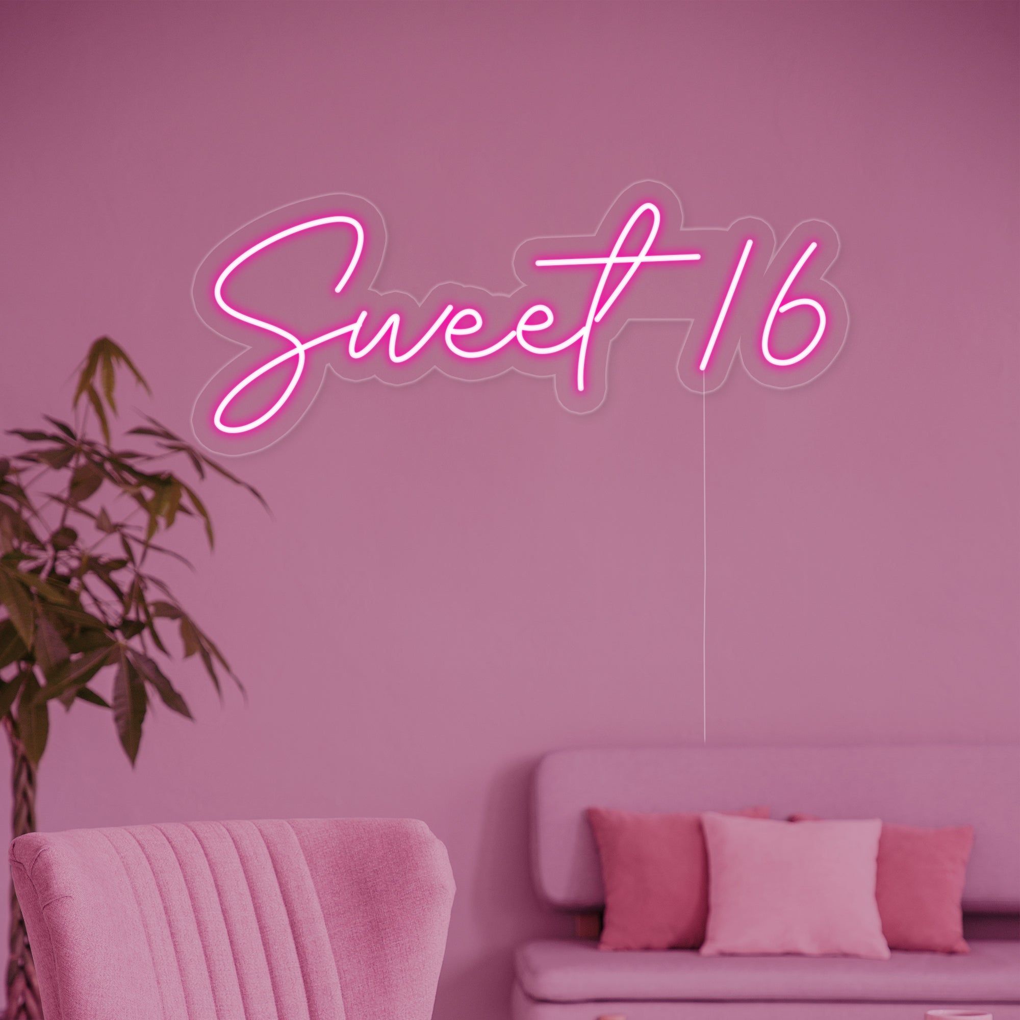 2000x2000 Sweet 16 Neon Sign