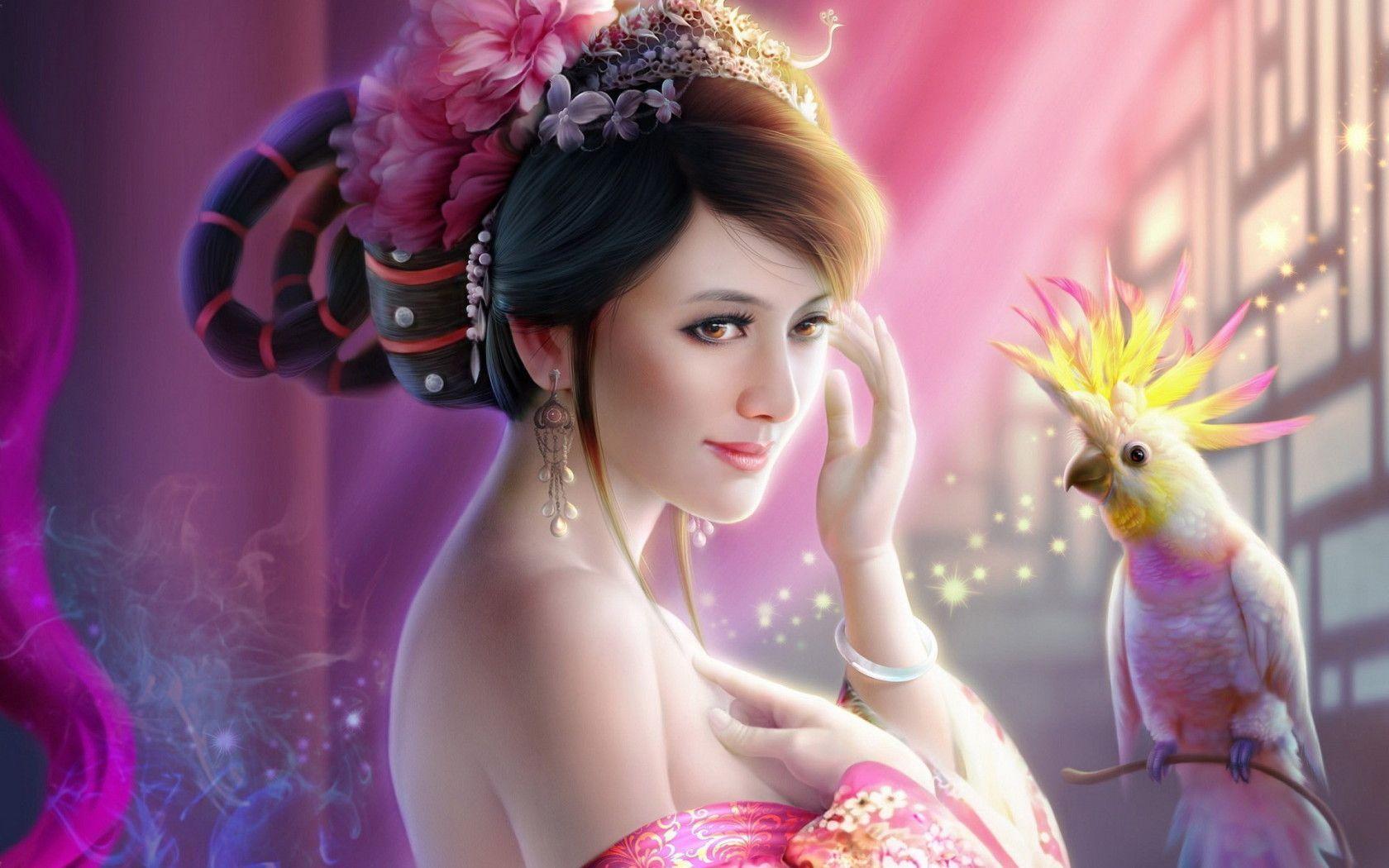 1668x2224px  free download  HD wallpaper fantasy girl CG 3D  Wallpaper  Flare