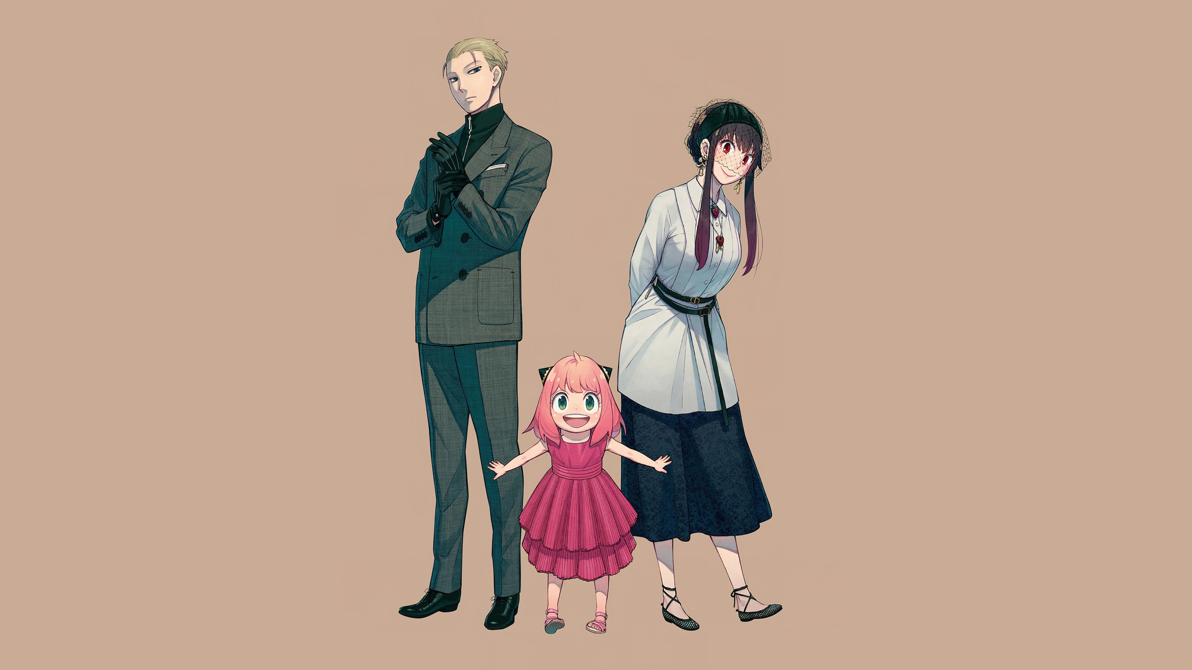 3840x2160 spy x family, anime, loid, anya, yor, 4k Gallery HD Wallpaper