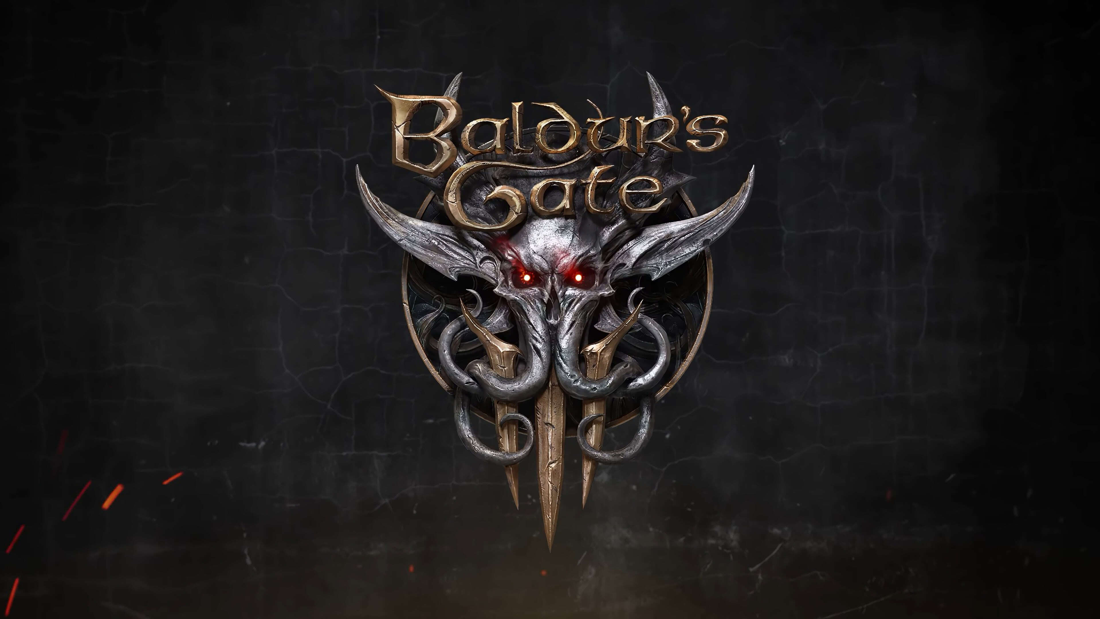 3840x2160 Baldurs Gate 3 Logo UHD 4K Wallpaper