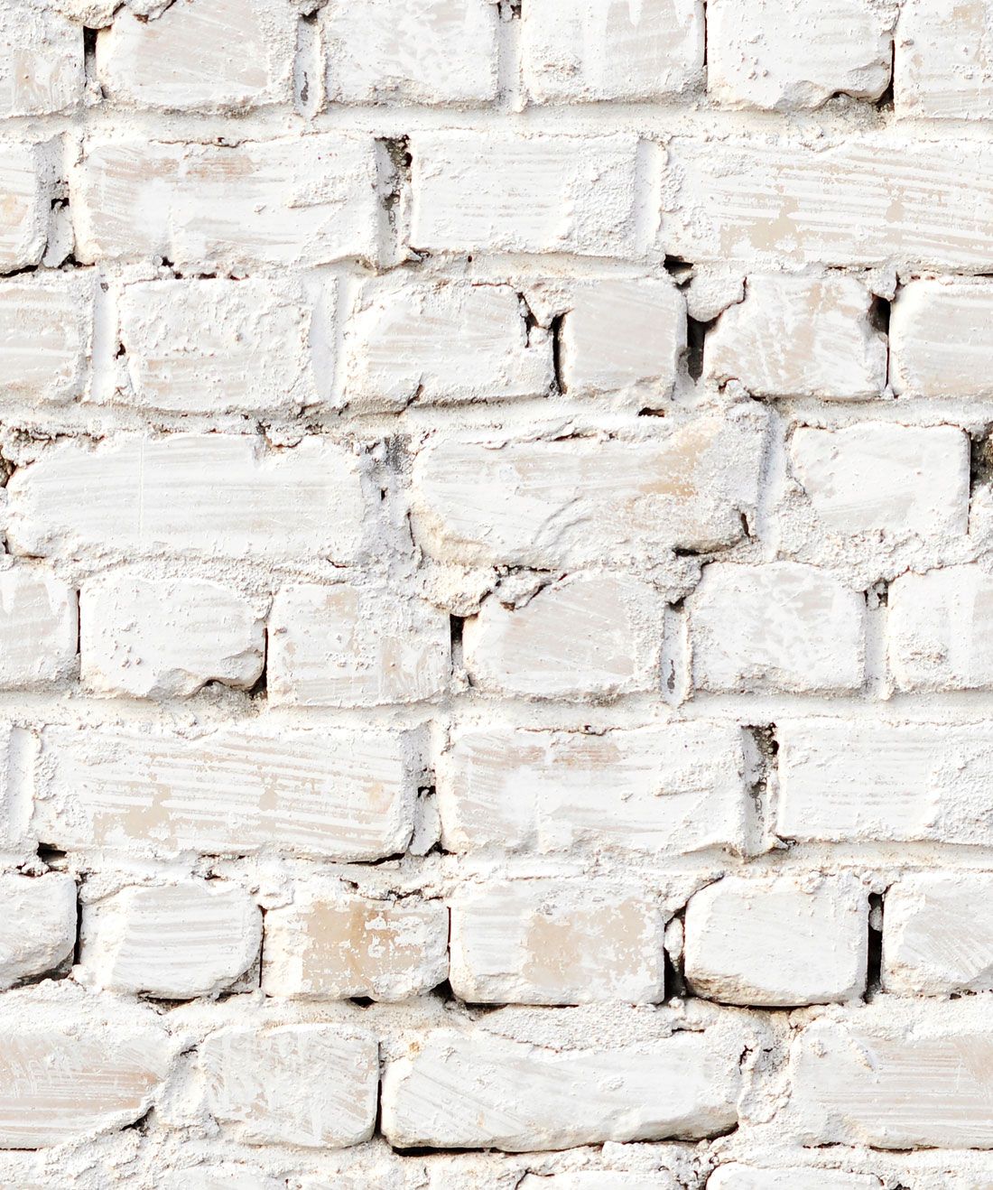 1100x1318 Whitewash Bricks Wallpaper, White Rustic Brick Wallpaper
