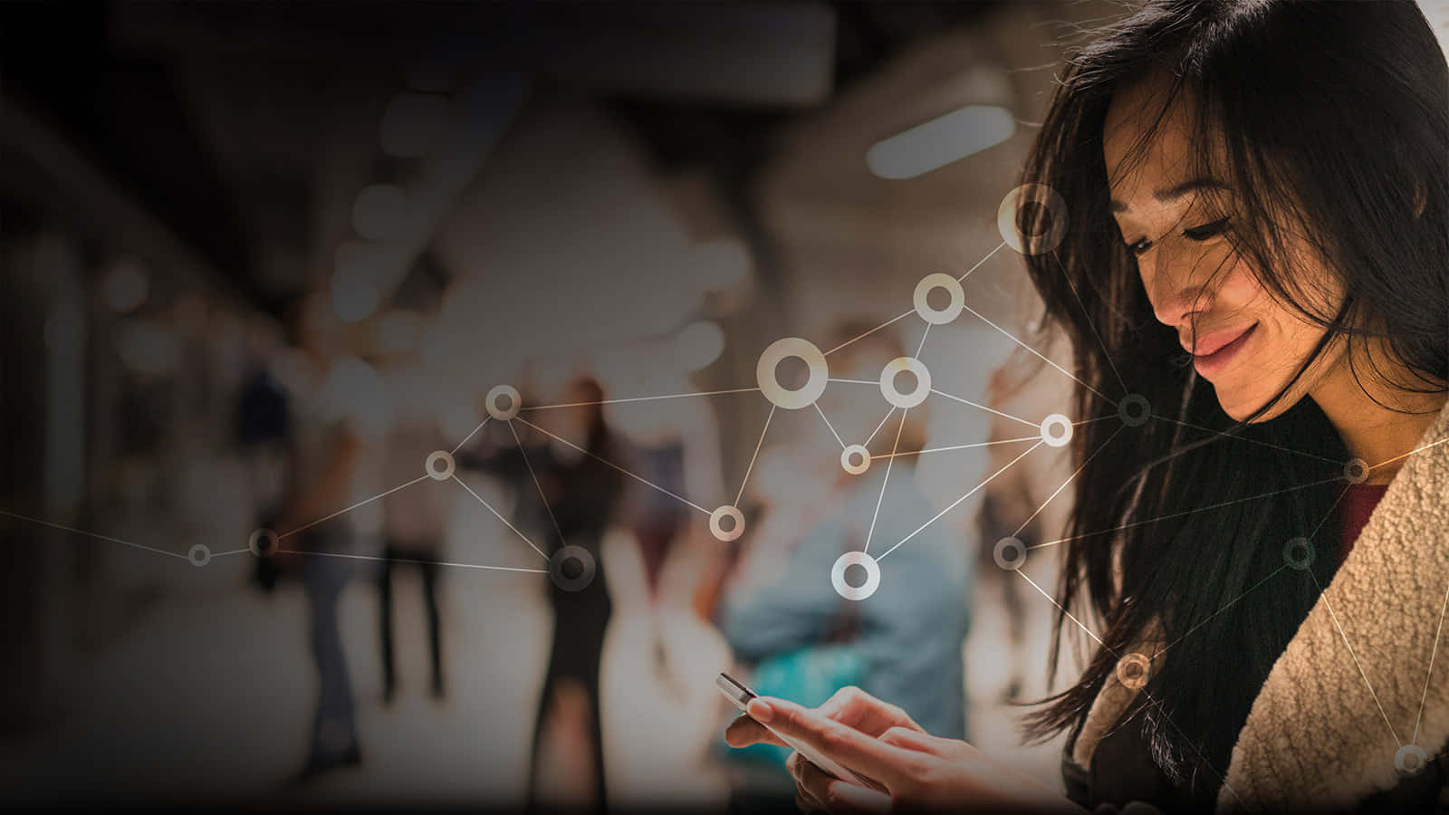 1600x900 Customer Woman Technology Wallpaper