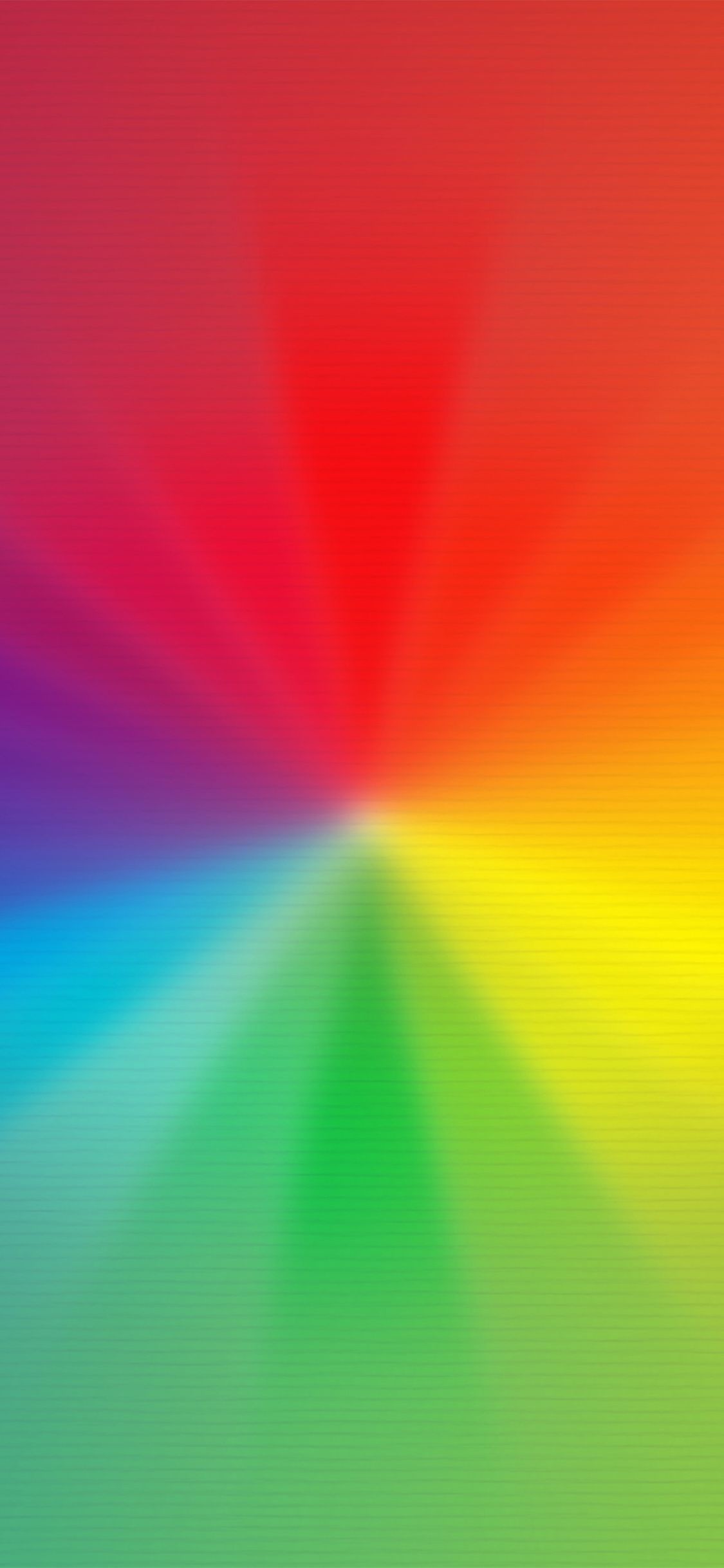 1125x2436 Rainbow Color Circle Pattern Wallpaper