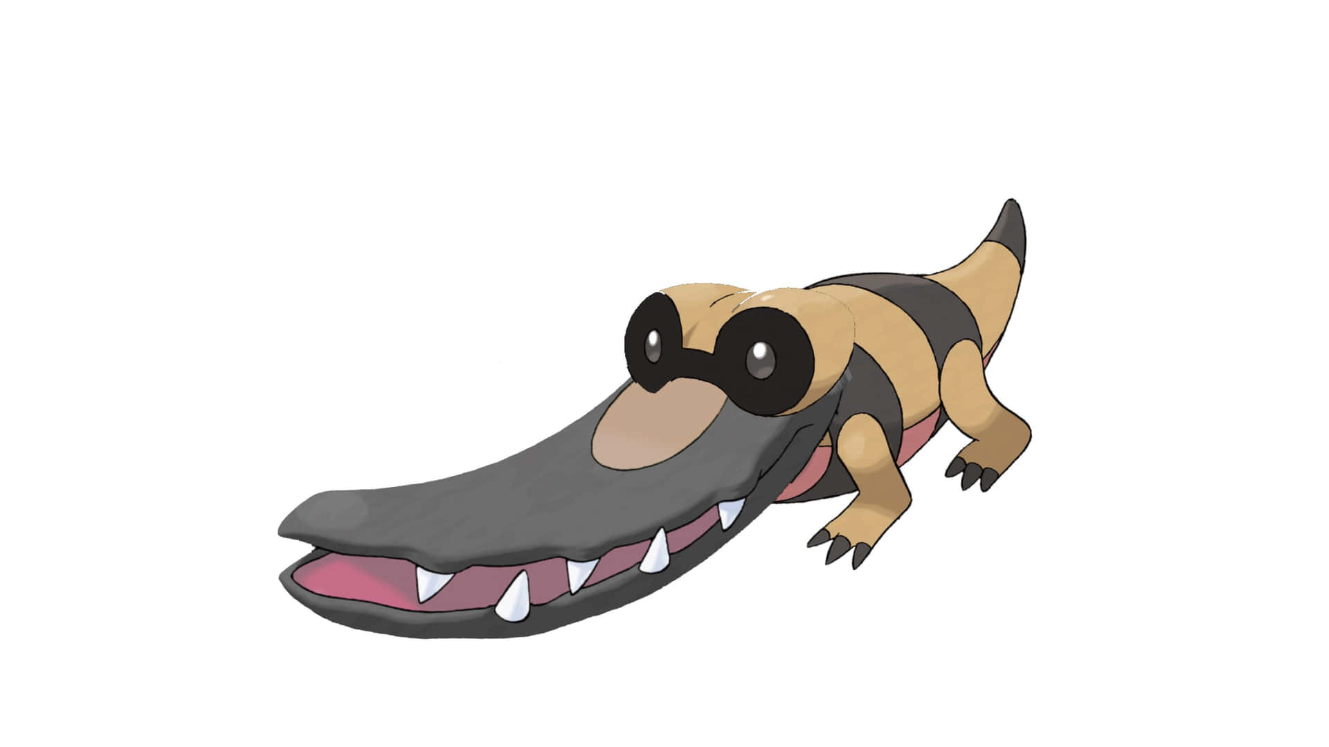 1920x1080 Download Dramatic Fusion of Sandile and Mawile in Pokemon Universe Wallpaper