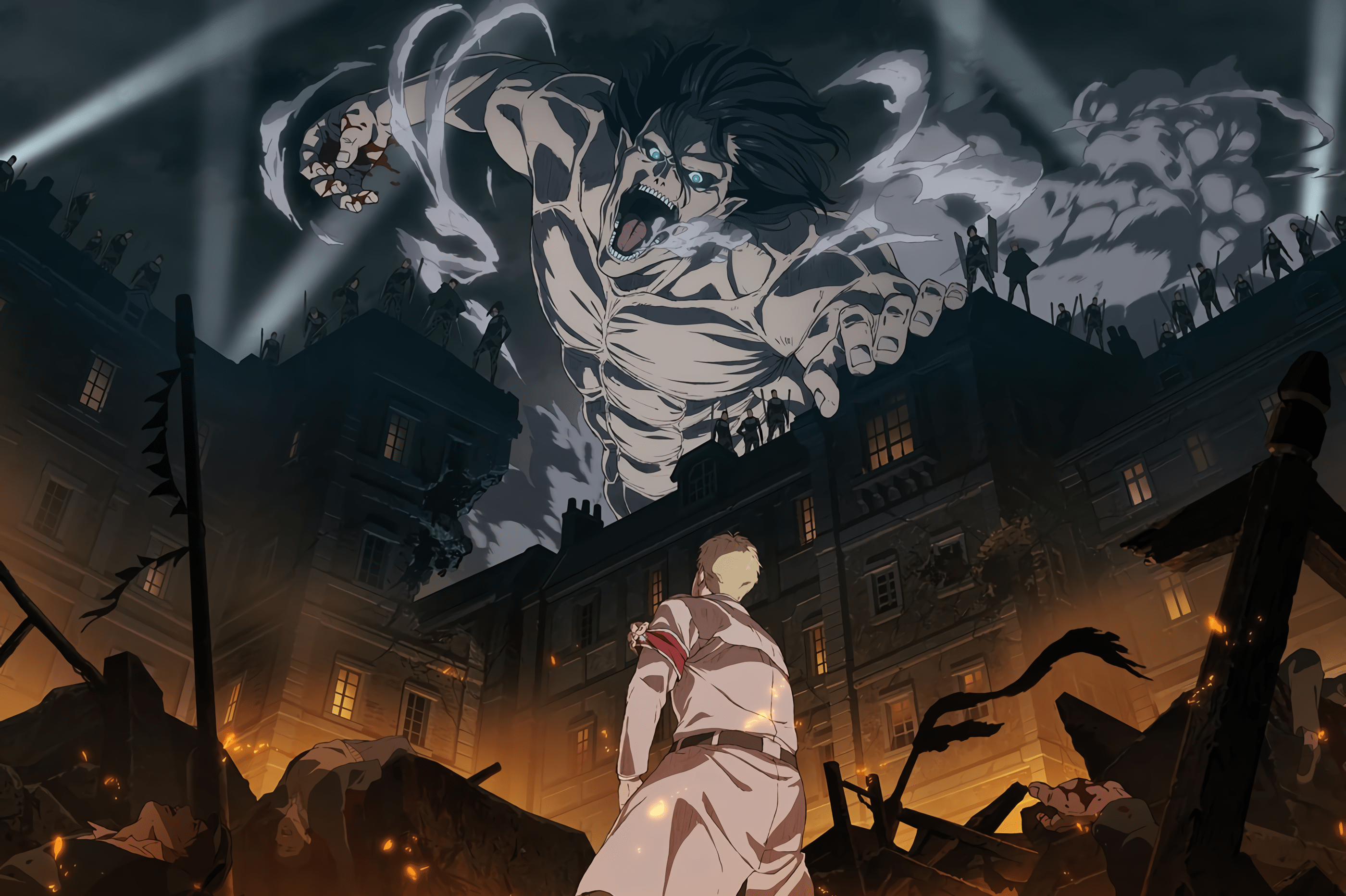 2800x1864 SNK Season 4 Wallpaper (PC + phone)'ve been trying to find these wallpaper forever and I ended up making them myself. I thought I would share with you guys. Enjoy!