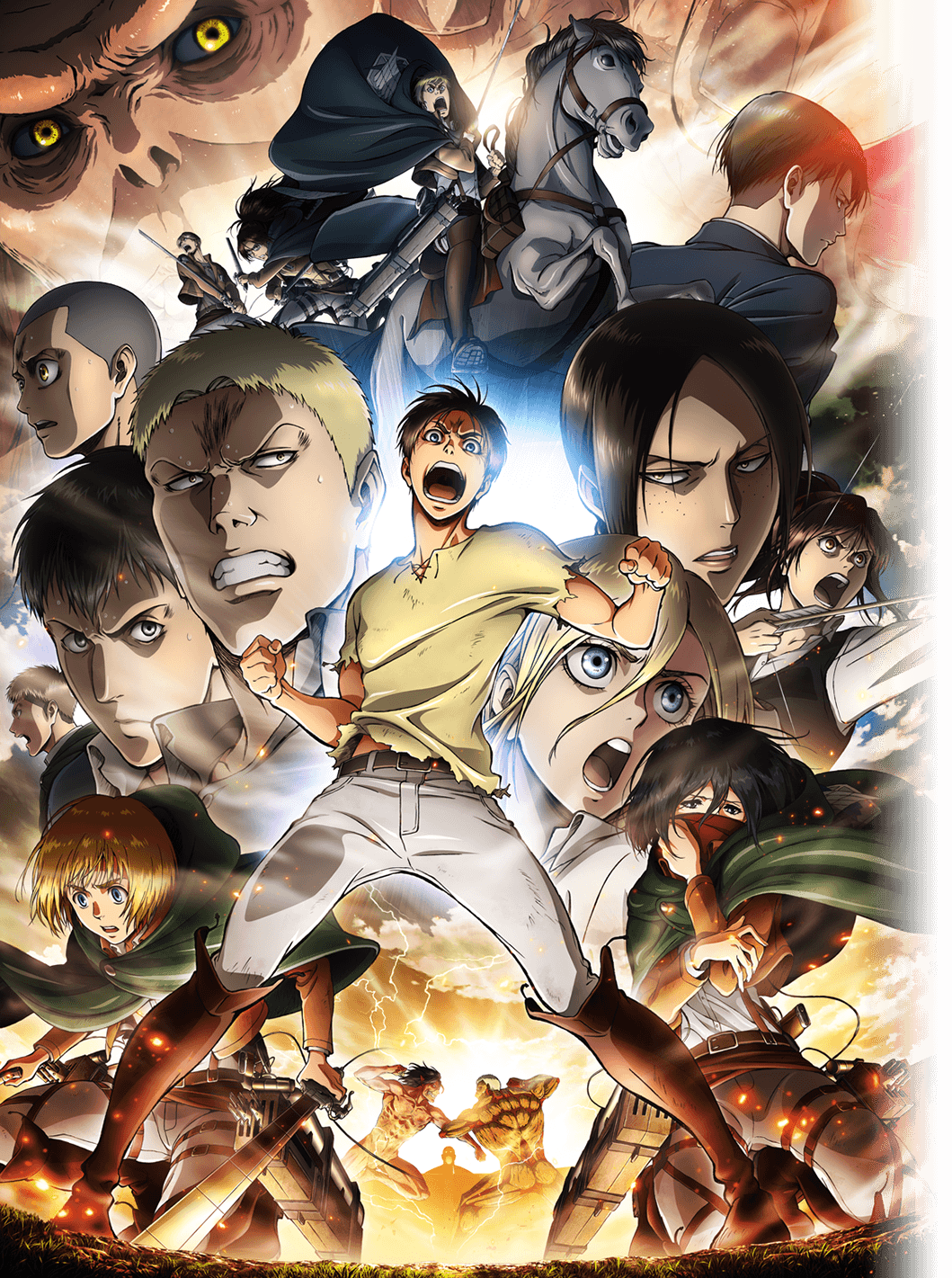 1059x1421 Free download Attack On Titan Season 2 Wallpaper