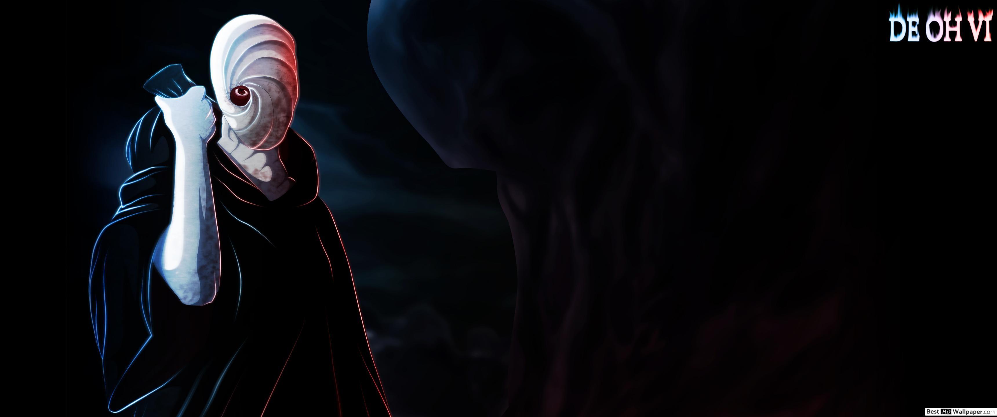 3440x1440 Masked Man Naruto Wallpaper