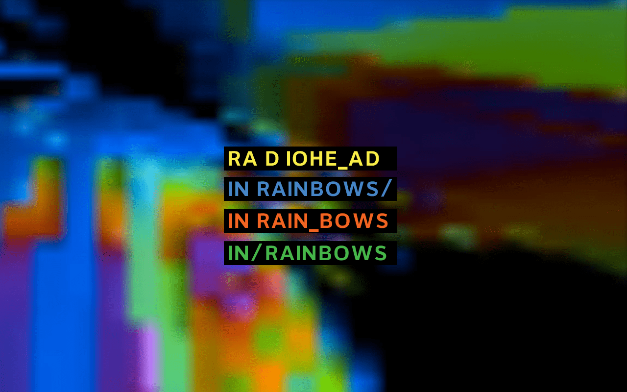 1280x800 In Rainbows