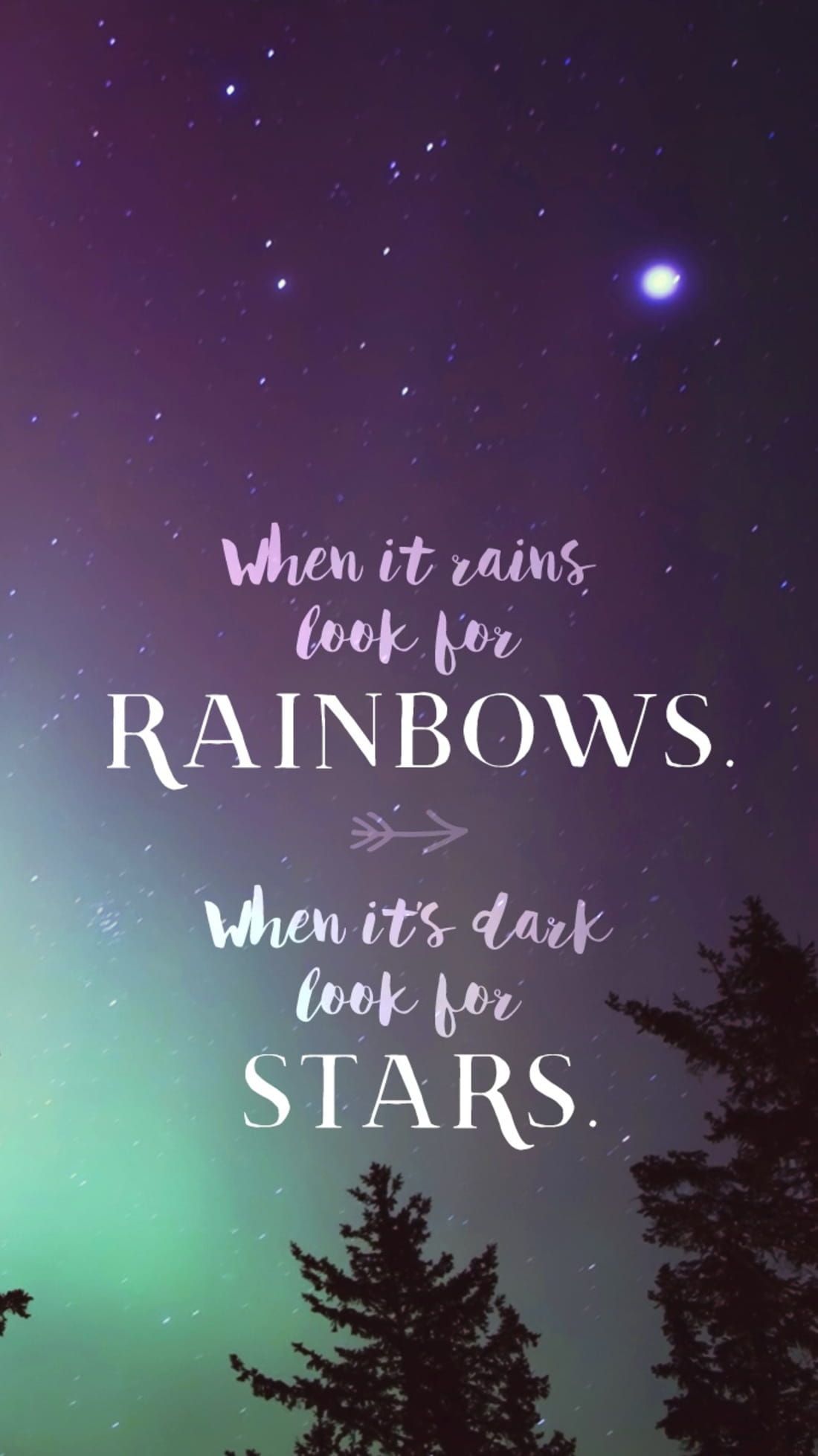 1100x1957 When it Rains Look for Rainbows Wallpaper and Mobile Background