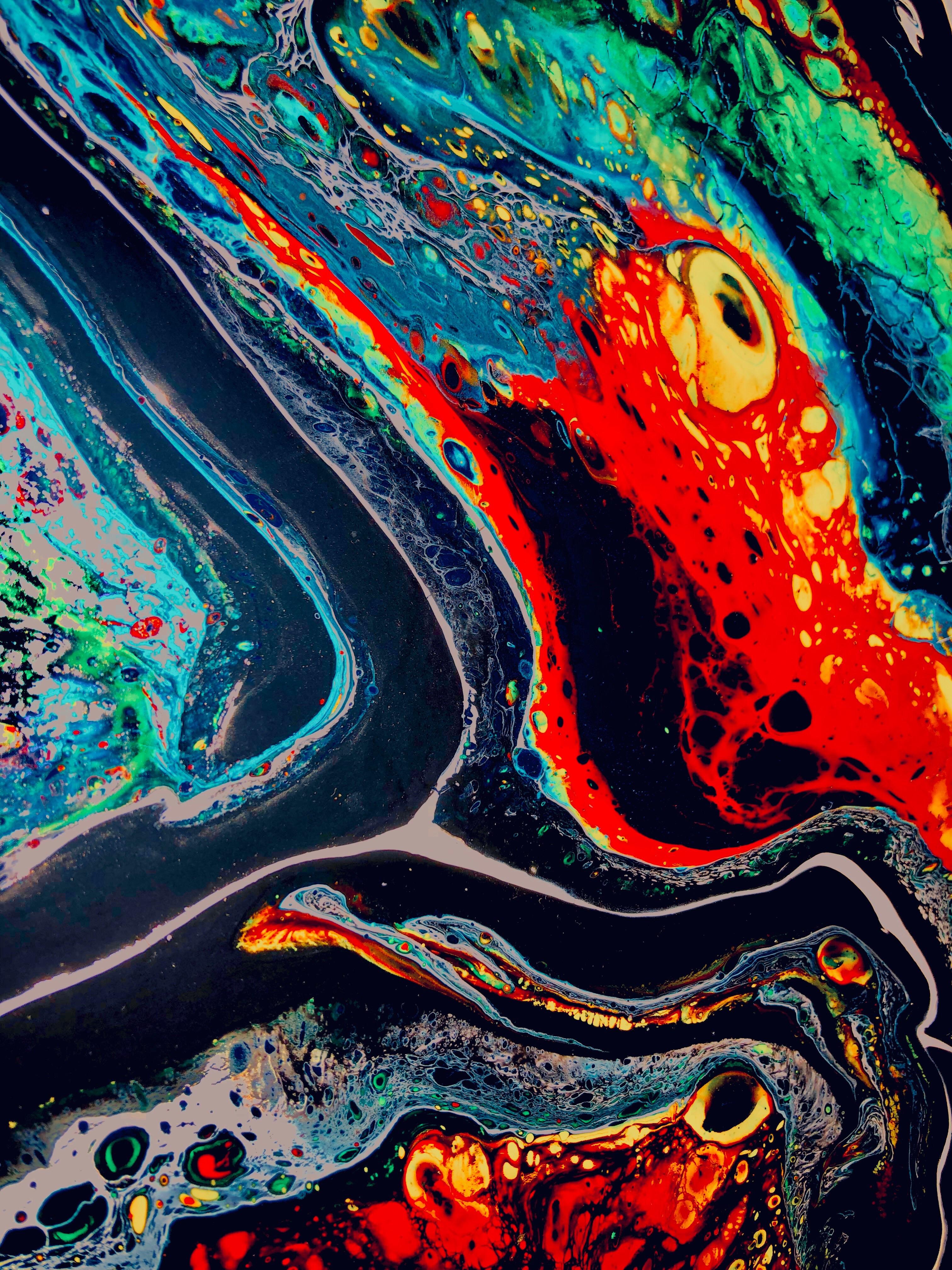 3024x4032 My GF's painting reminded me of In Rainbows mixed with AMSP art so with her permission I wanted to share with you fine folks