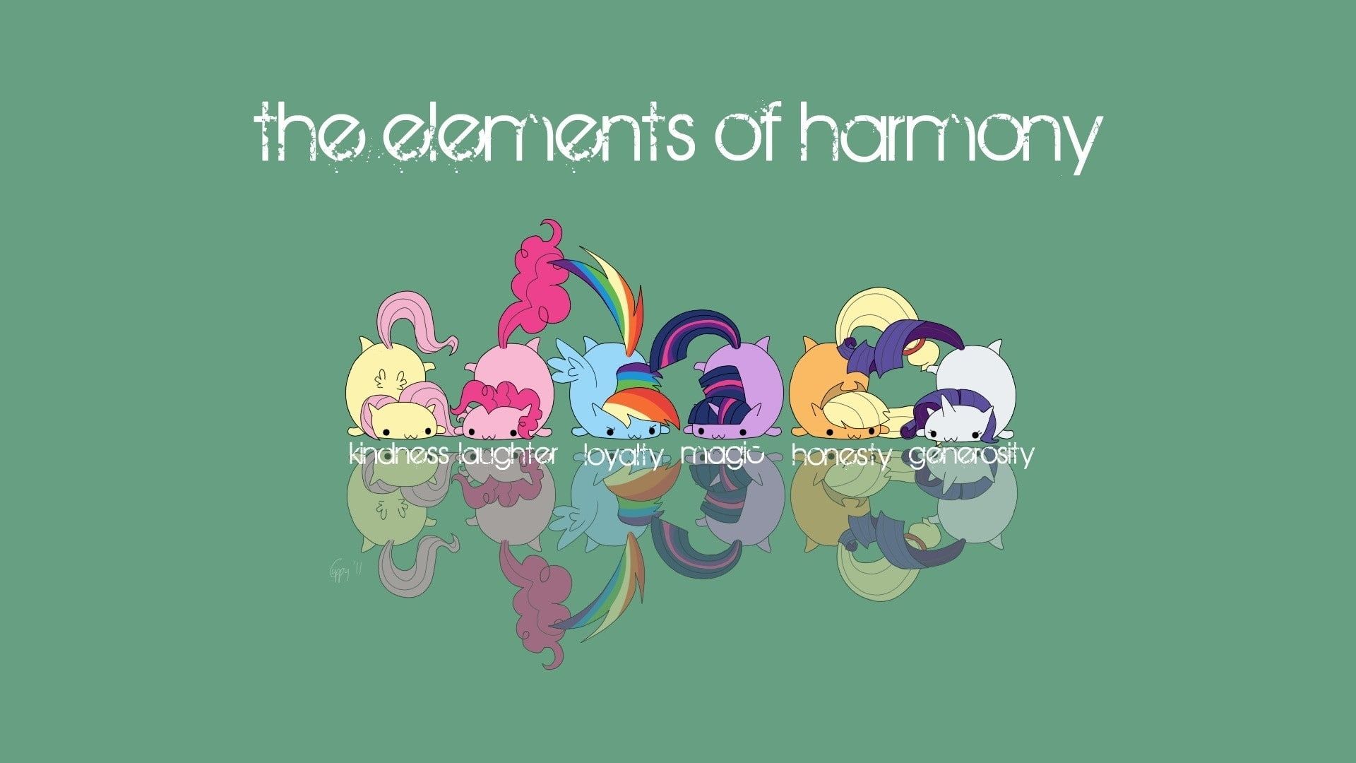 1920x1080 Unicorns Rainbows Wallpaper Pegasus My Little Pony Fluttershy Twilight Sparkle Rarity Pinkie Pie Applejack My Technology Apple HD Art
