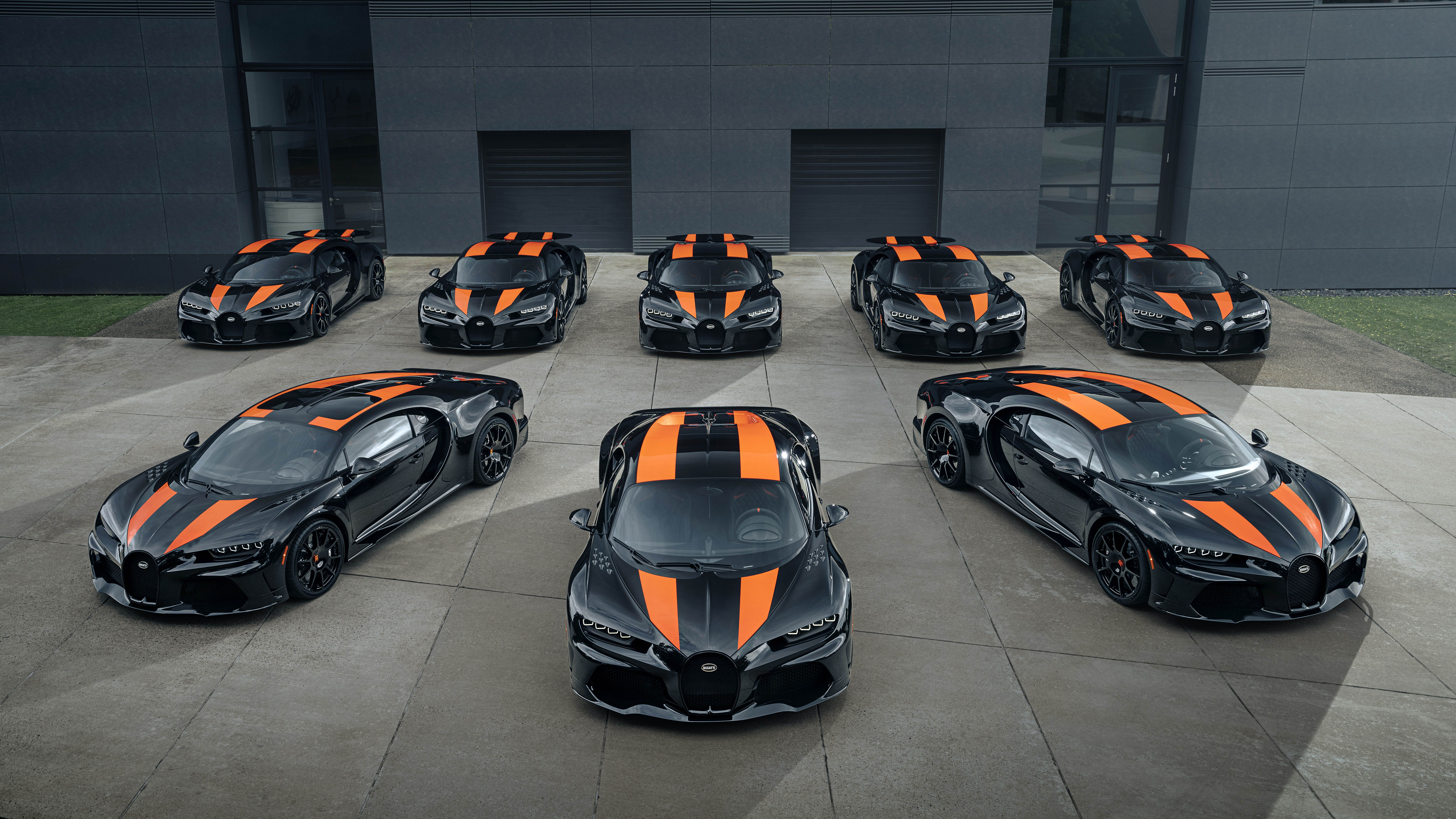 9059x5096 The first eight Bugatti Chiron Super Sport hypercars are ready for delivery