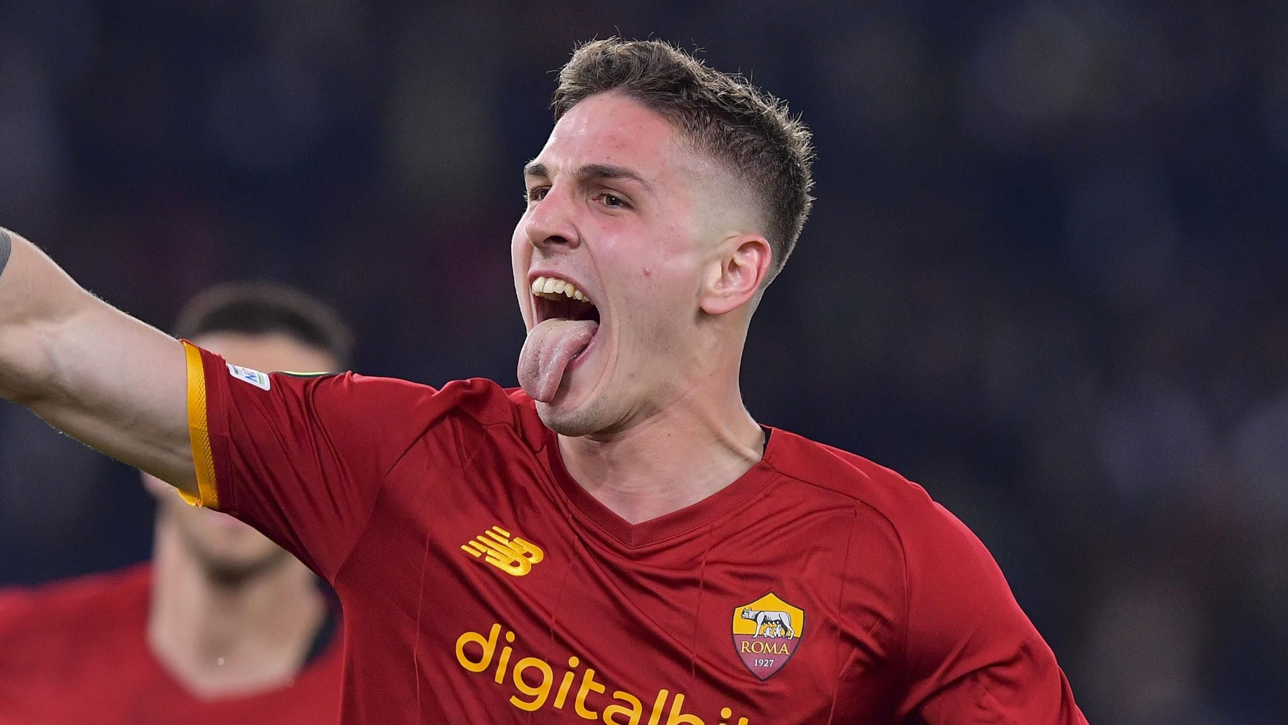 2560x1440 Roma Book Leicester Semi Final After Nicolo Zaniolo And Tammy Abraham Score For Jose Mourinho's Side Against Bodo Glimt