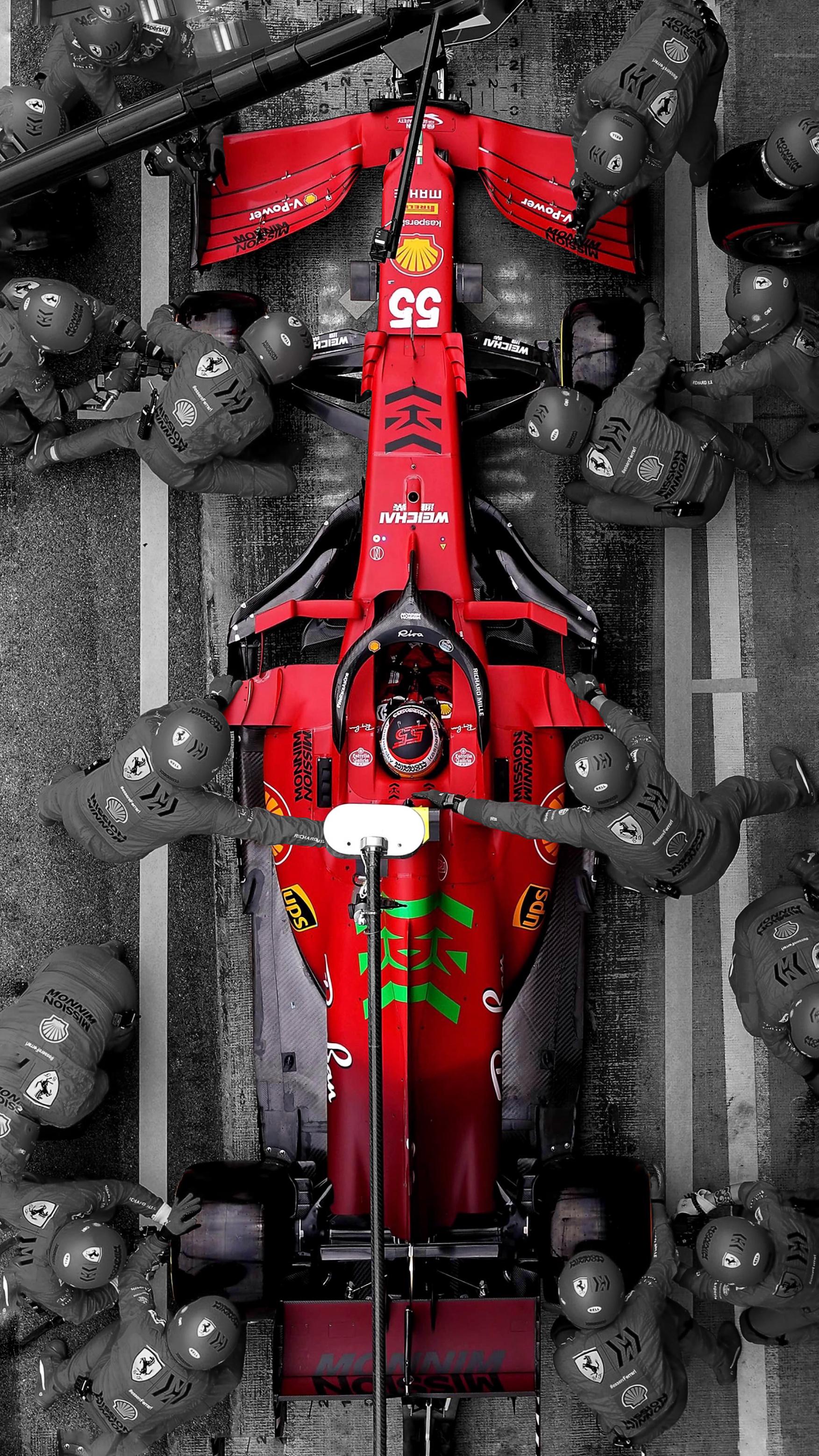 1753x3117 Carlos Sainz (Ferrari SF21) Mobile wallpaper [3117x1753]