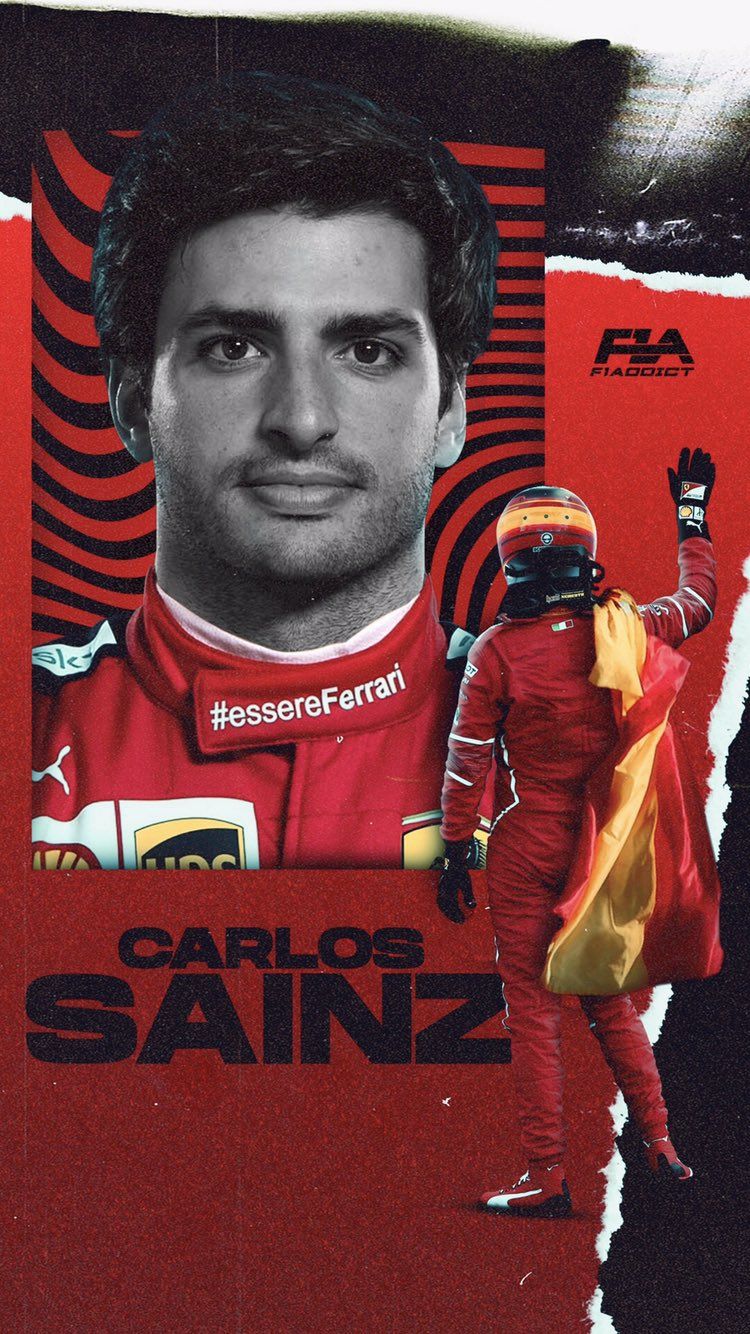 750x1334 Carlos Sainz Ferrari 2022 Wallpaper
