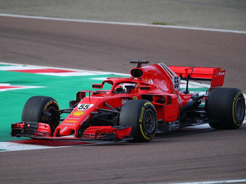 1024x768 Carlos Sainz Snr 'nearly more nervous' for son's Ferrari bow