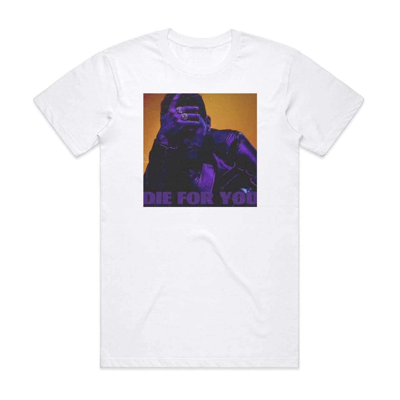 1280x1280 The Weeknd Die For You Album Cover T Shirt White