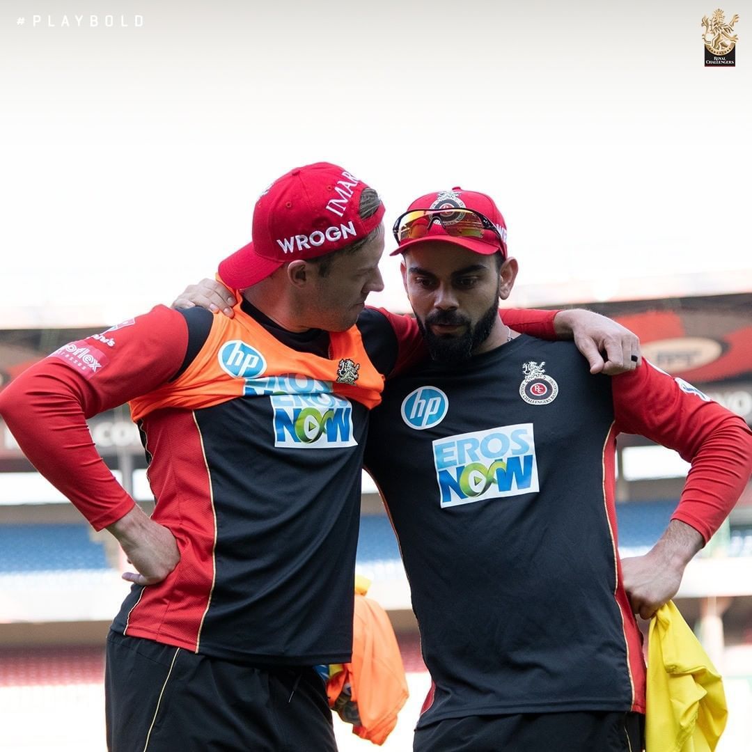 1080x1080 VK and ABD ideas. ab de villiers, virat kohli, royal challengers bangalore