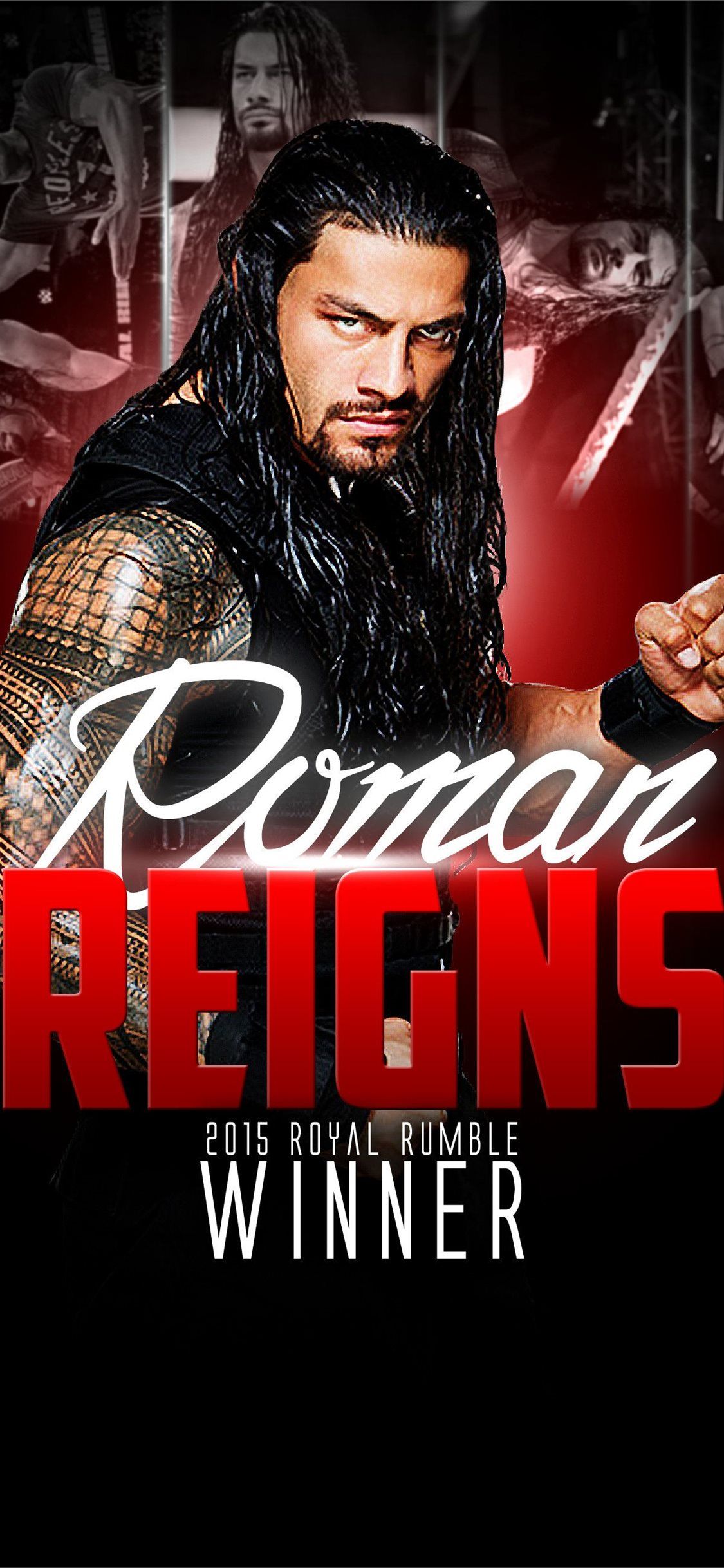1125x2436 Best Roman reigns iPhone HD Wallpaper
