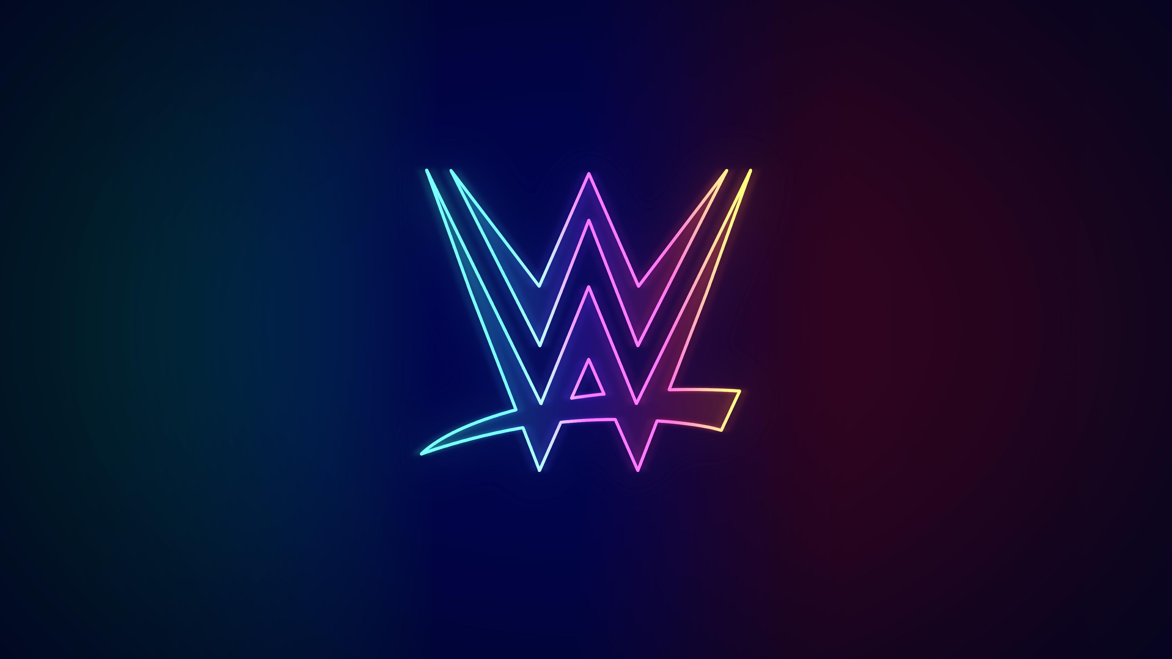 3840x2160 Neon WWE wallpaper [3840 x 2160]