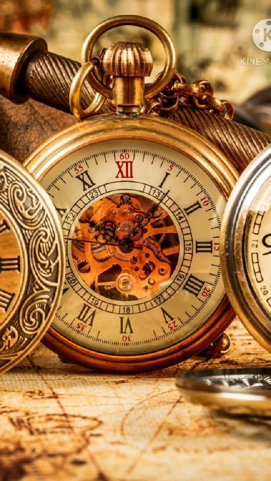 864x1536 Luxury and unique watches. Old pocket watches, Clock, Clock wallpaper