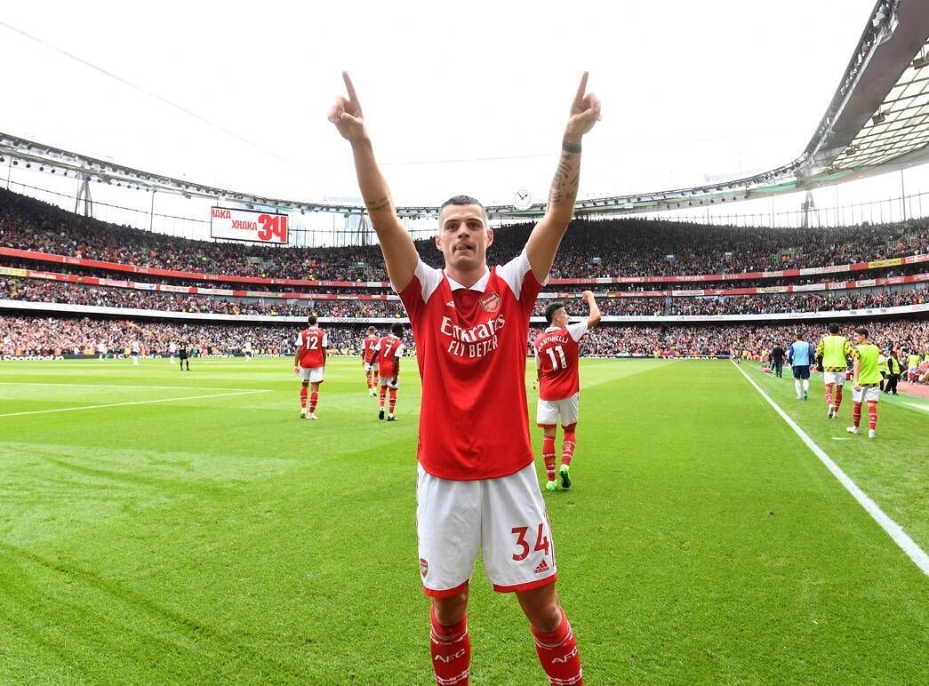 1045x772 Gallery: Granit Xhaka's Arsenal career. Gallery