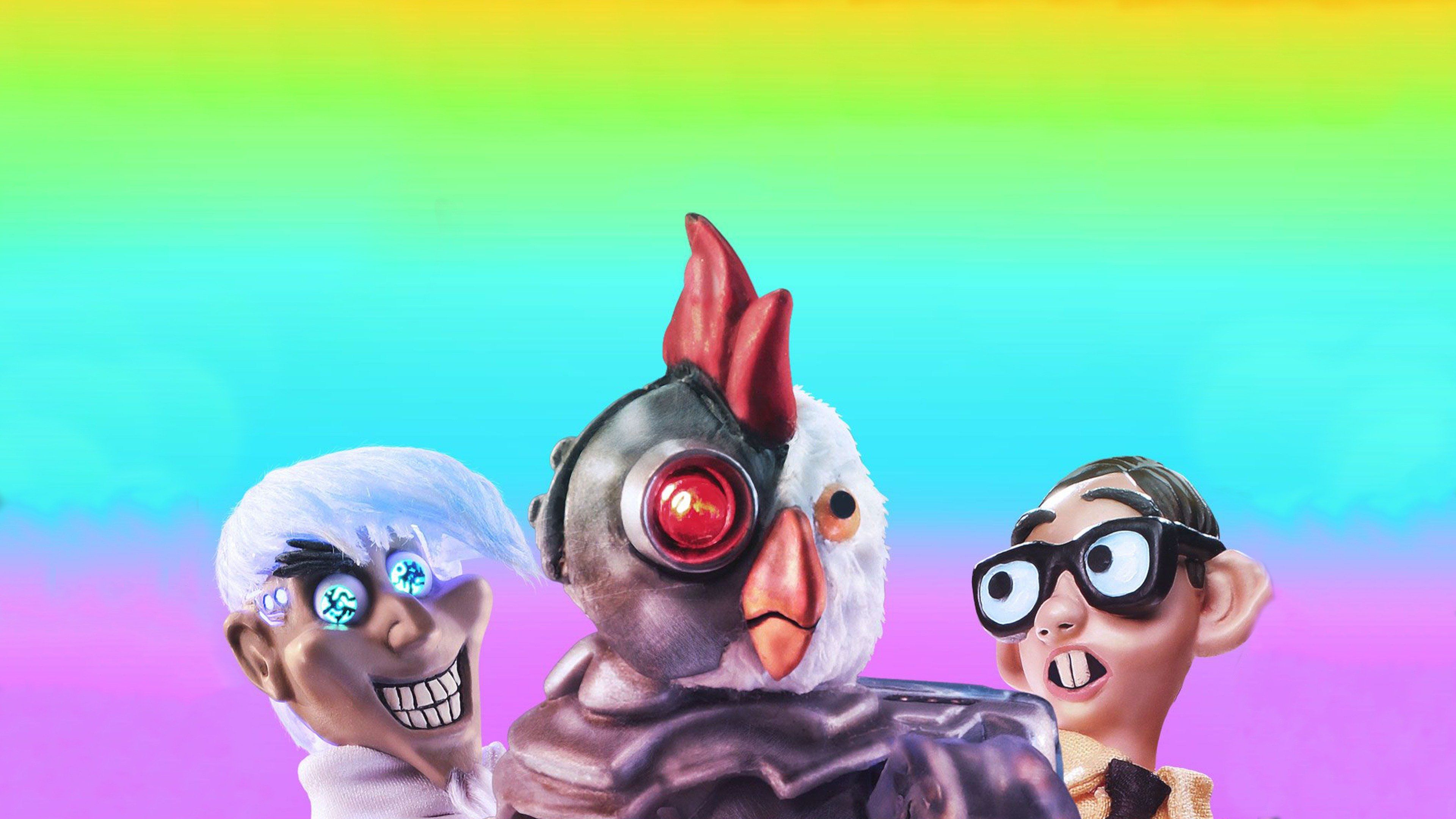 3840x2160 Robot Chicken